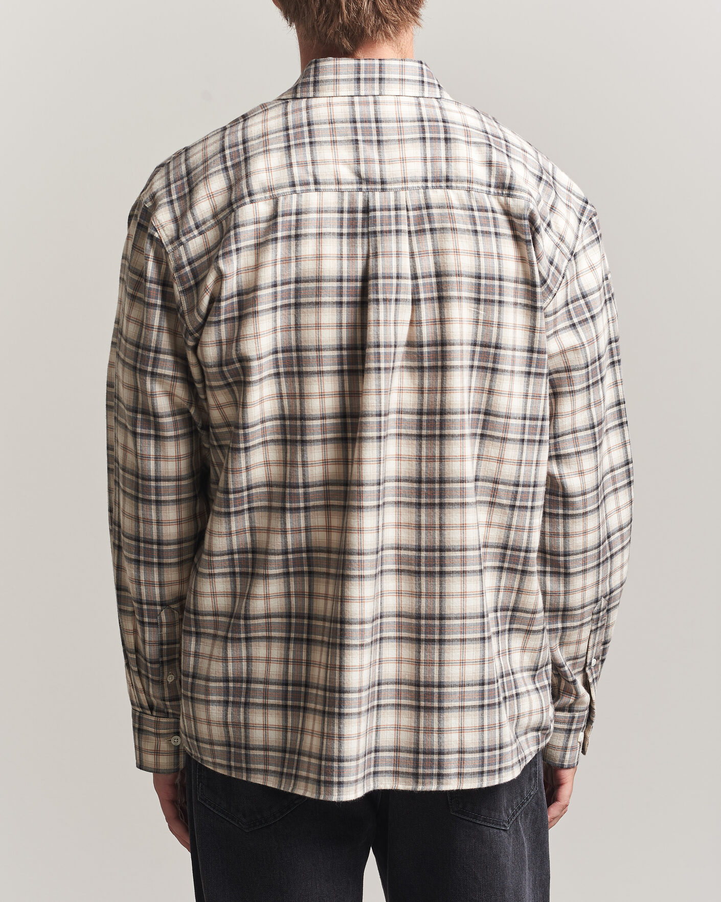 Men | Shirts | Jeanerica | Byron Checked Flannel Shirt Brown