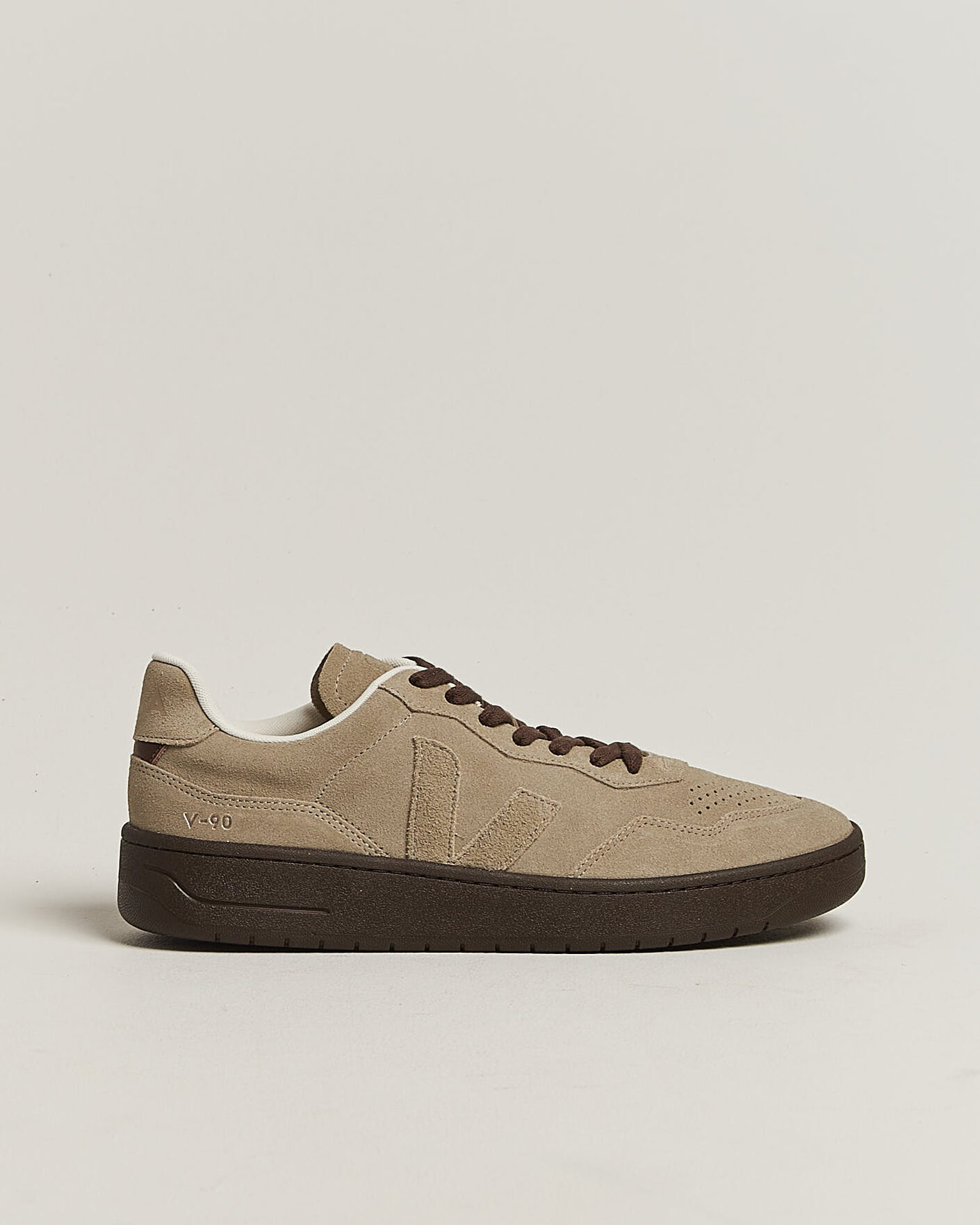 Men | Sneakers | Veja | V-90 Suede Sneaker Taupe/Eagle