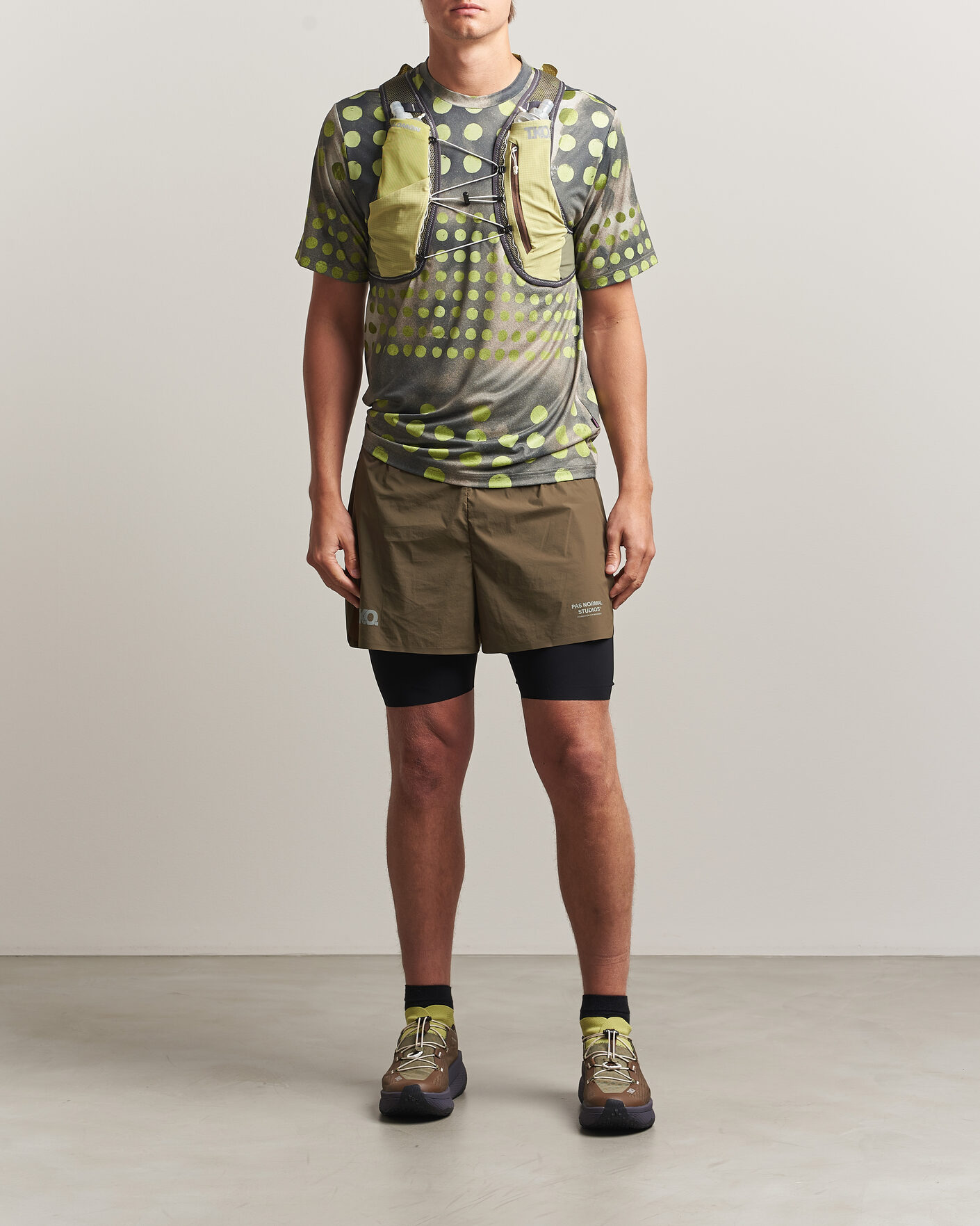 Men | Active Accessories | Pas Normal Studios | X Salomon Race Skin 2 Vest Sweat Pea