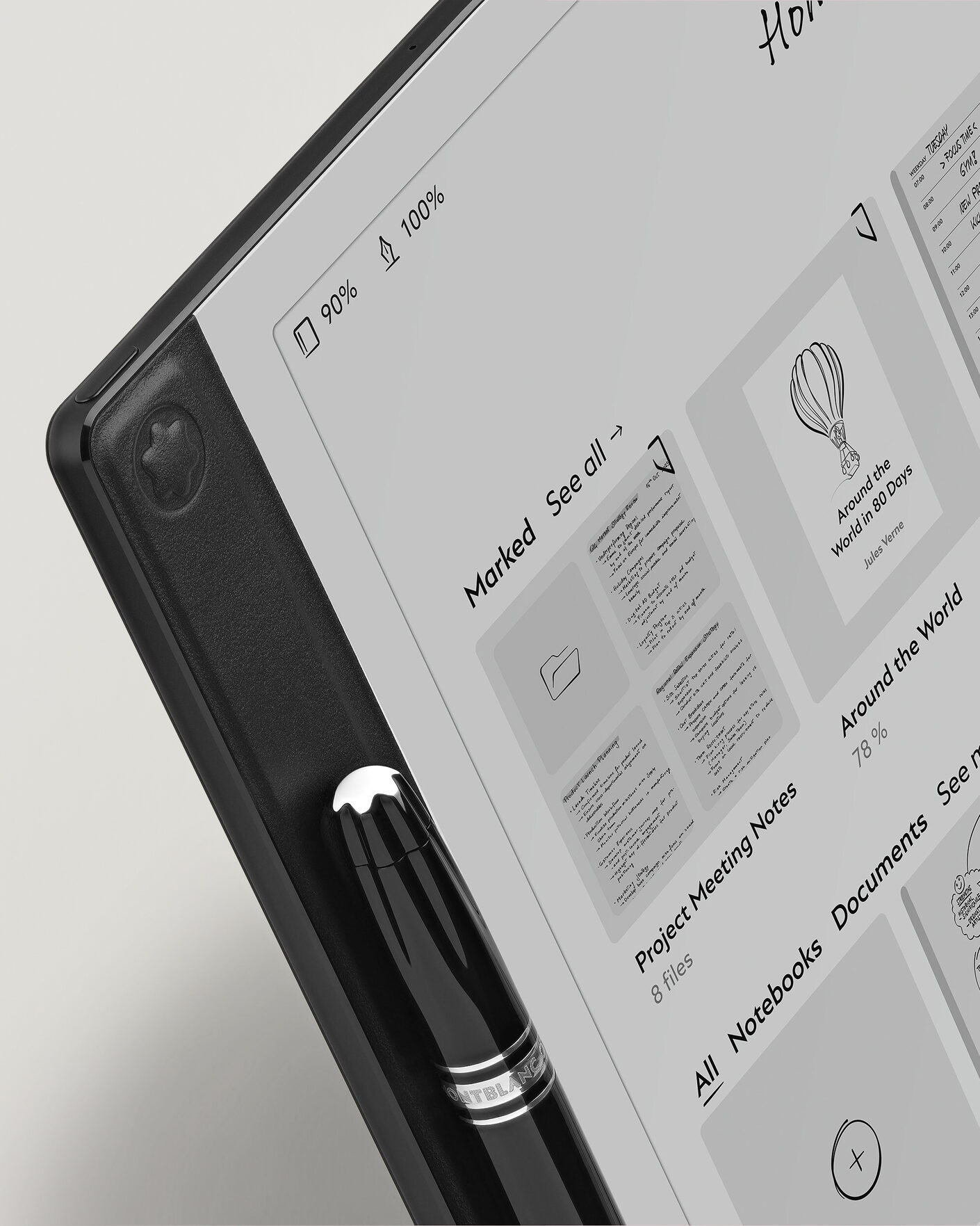 Men | Notebooks | Montblanc | Digital Paper Mystery Black