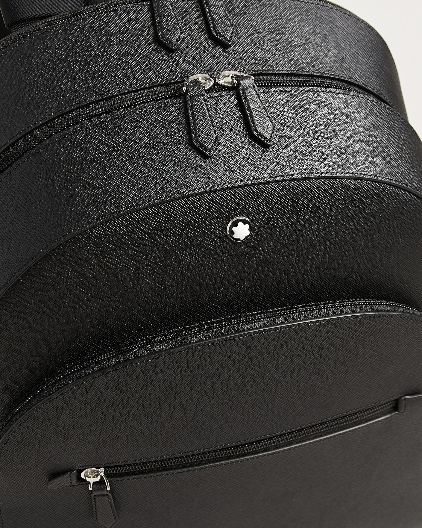 Men | Montblanc Sartorial Large Backpack 3 Compartments Black | Montblanc | Sartorial Large Backpack 3 Compartments Black