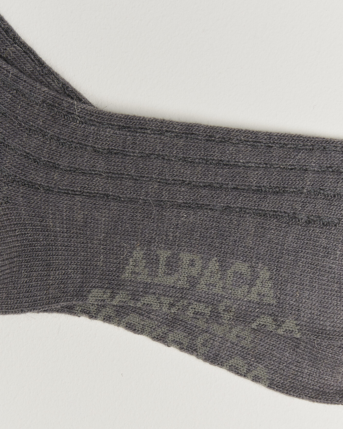 Men | Underwear & Socks | Alpacasocks & Co | 2-Pack Ribbed Alpacka Wool Socks Dark Grey