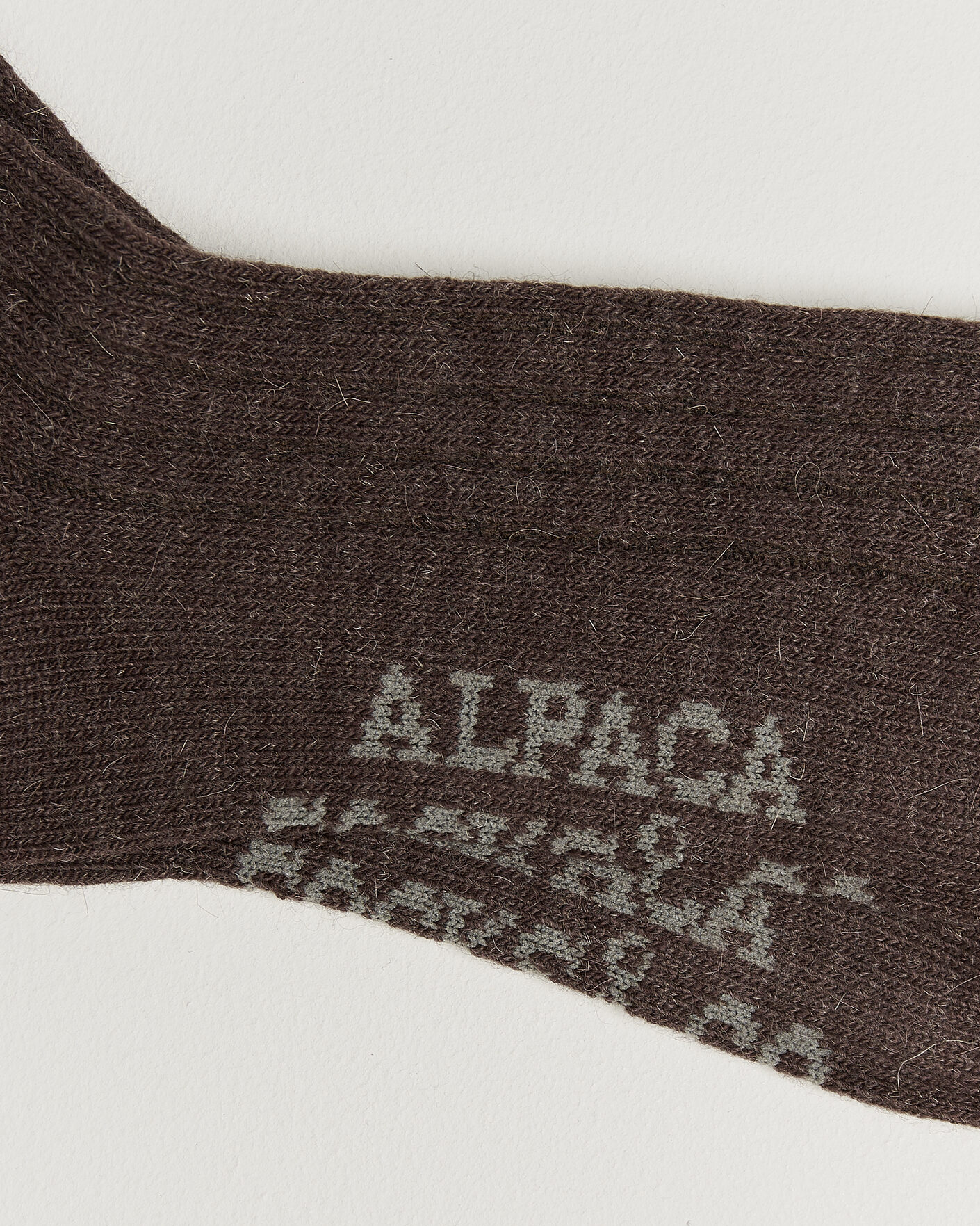 Men | Underwear & Socks | Alpacasocks & Co | 2-Pack Ribbed Alpacka Wool Socks Cacao