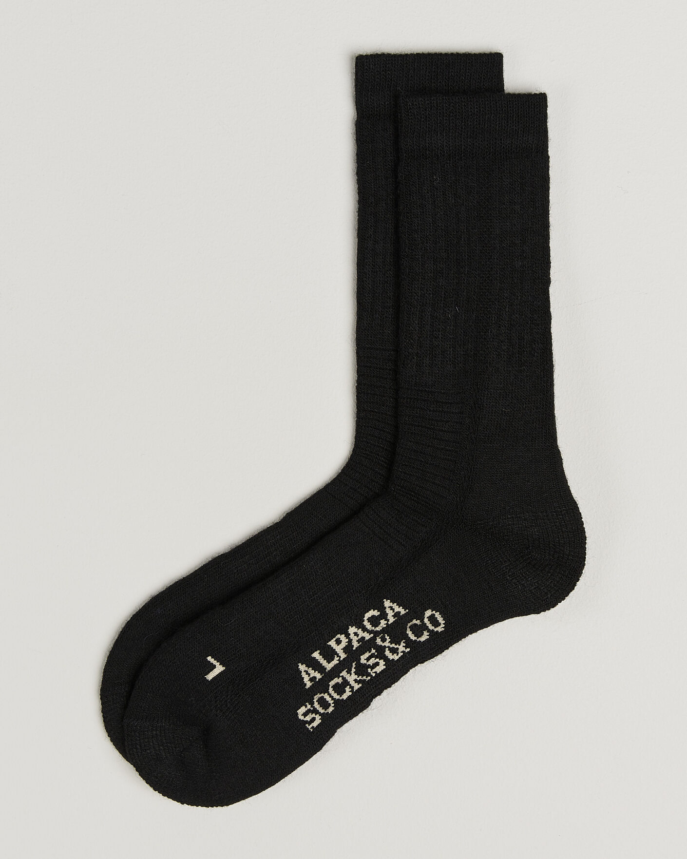 Men | Underwear & Socks | Alpacasocks & Co | 2-Pack Heavy Alpacka Wool Socks Black