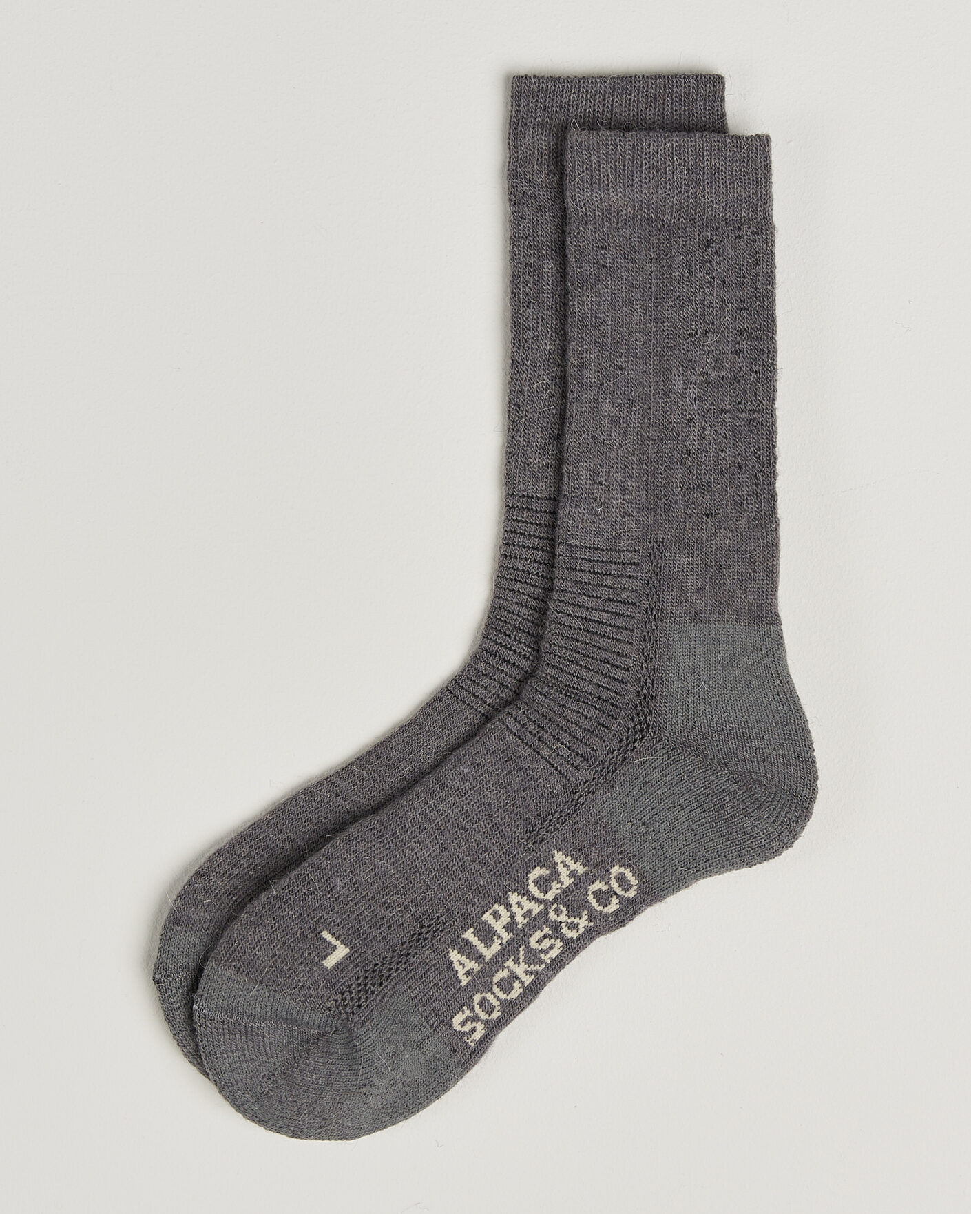 Men | Underwear & Socks | Alpacasocks & Co | 2-Pack Heavy Alpacka Wool Socks Dark Grey