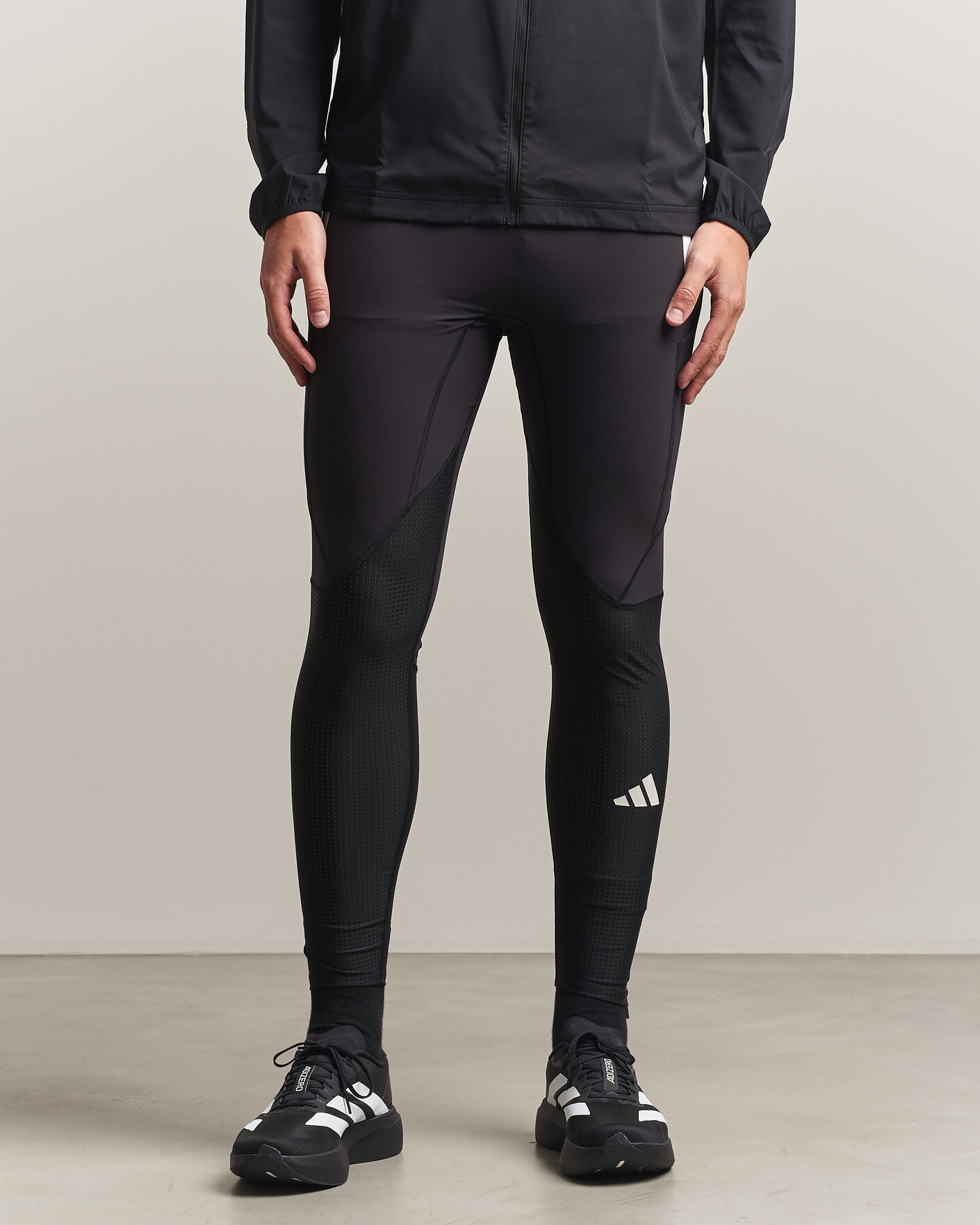 Men | Trousers | adidas Performance | Adizero Running Tights Black