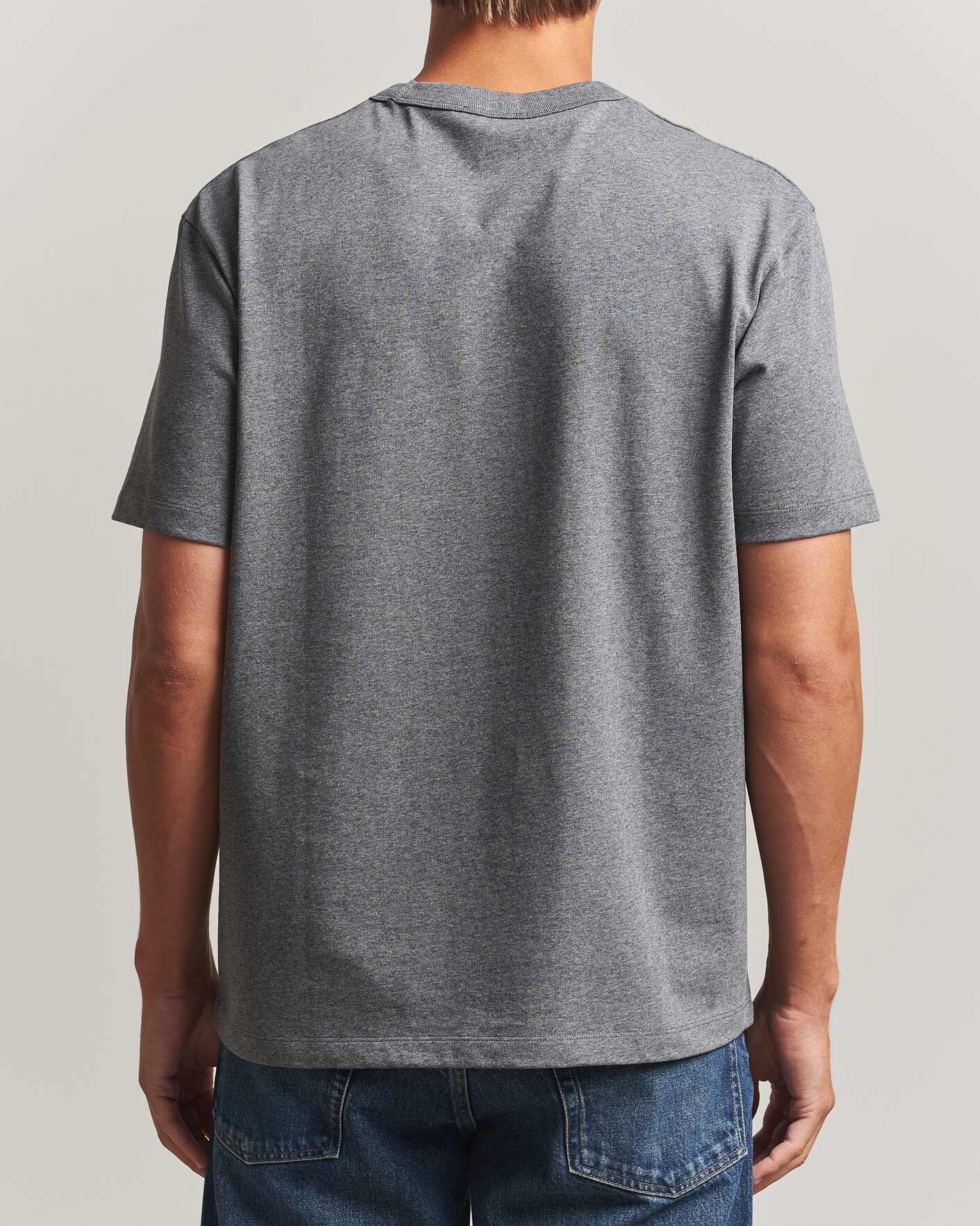 A.P.C. Boxy Fit Petit VPC T-Shirt Heathered Anthracite at