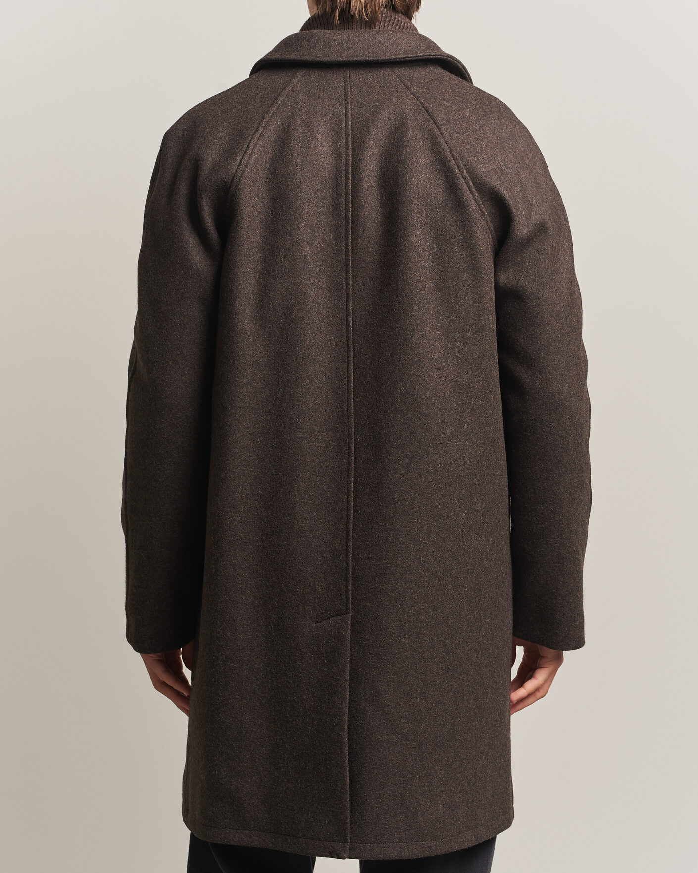 Men | Coats & Jackets | A.P.C. | Auster Wool Coat Maroon Melange