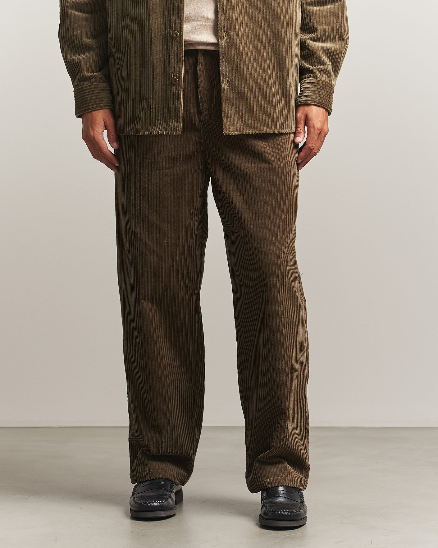 Men | Trousers | A.P.C. | Ricky Corduroy Trousers Taupe
