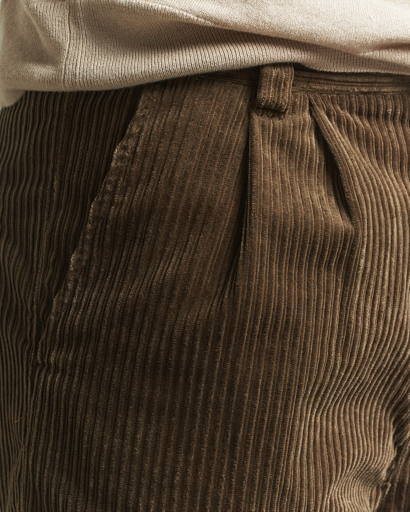 Men | Trousers | A.P.C. | Ricky Corduroy Trousers Taupe
