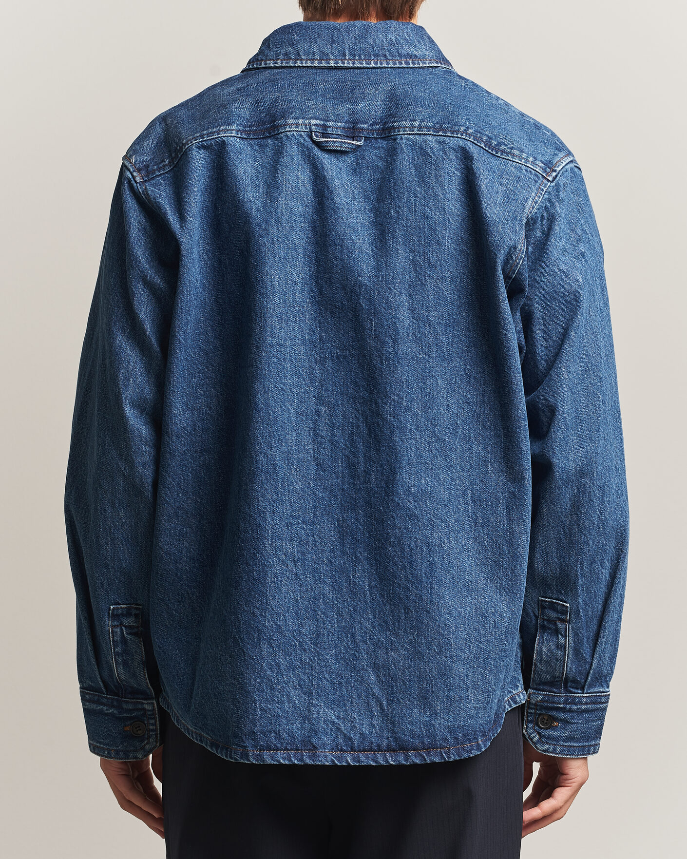 Men | Shirts | A.P.C. | Basile Denim Overshirt Washed Indigo