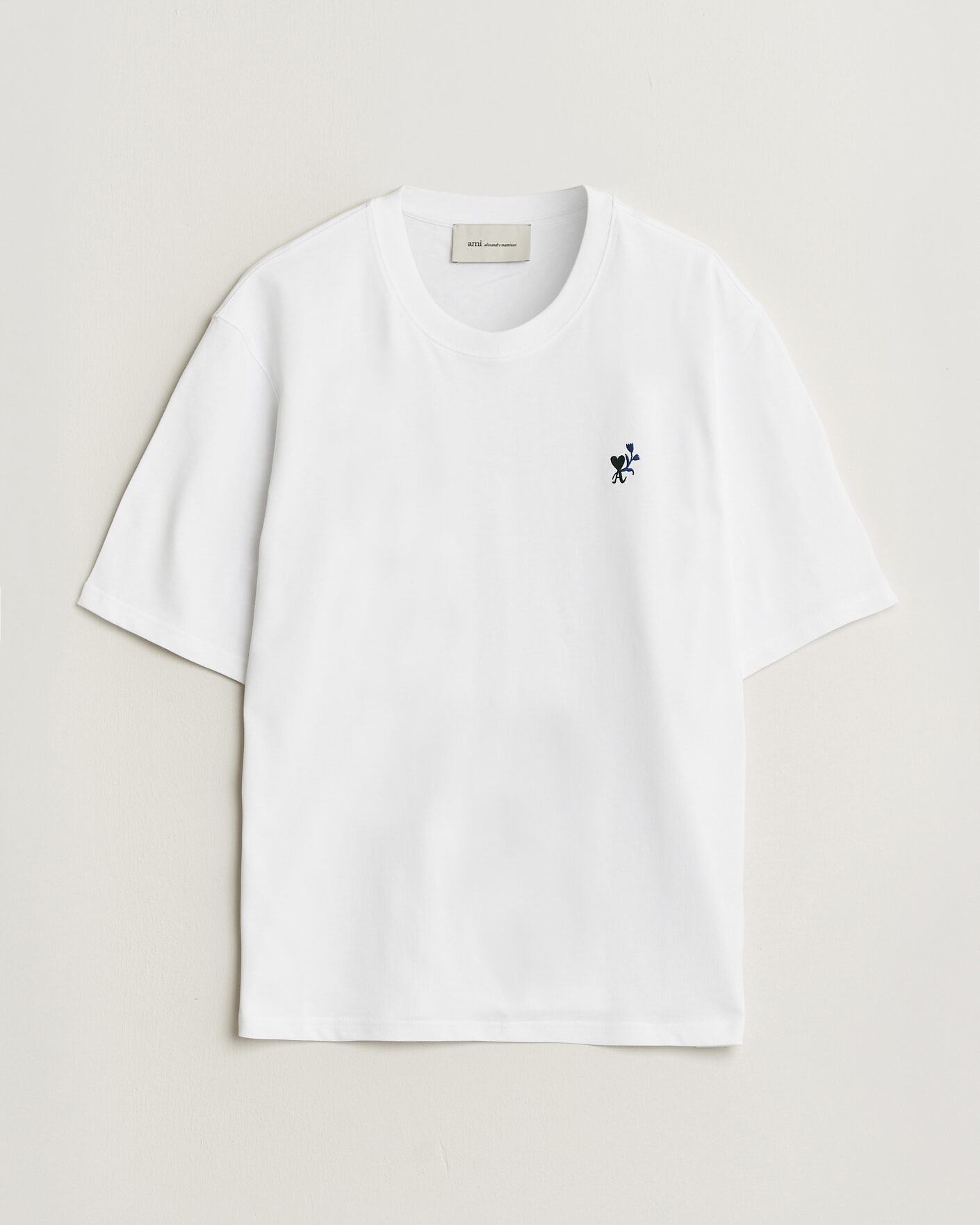 Men | T-Shirts | AMI | Tulip Logo T-Shirt White