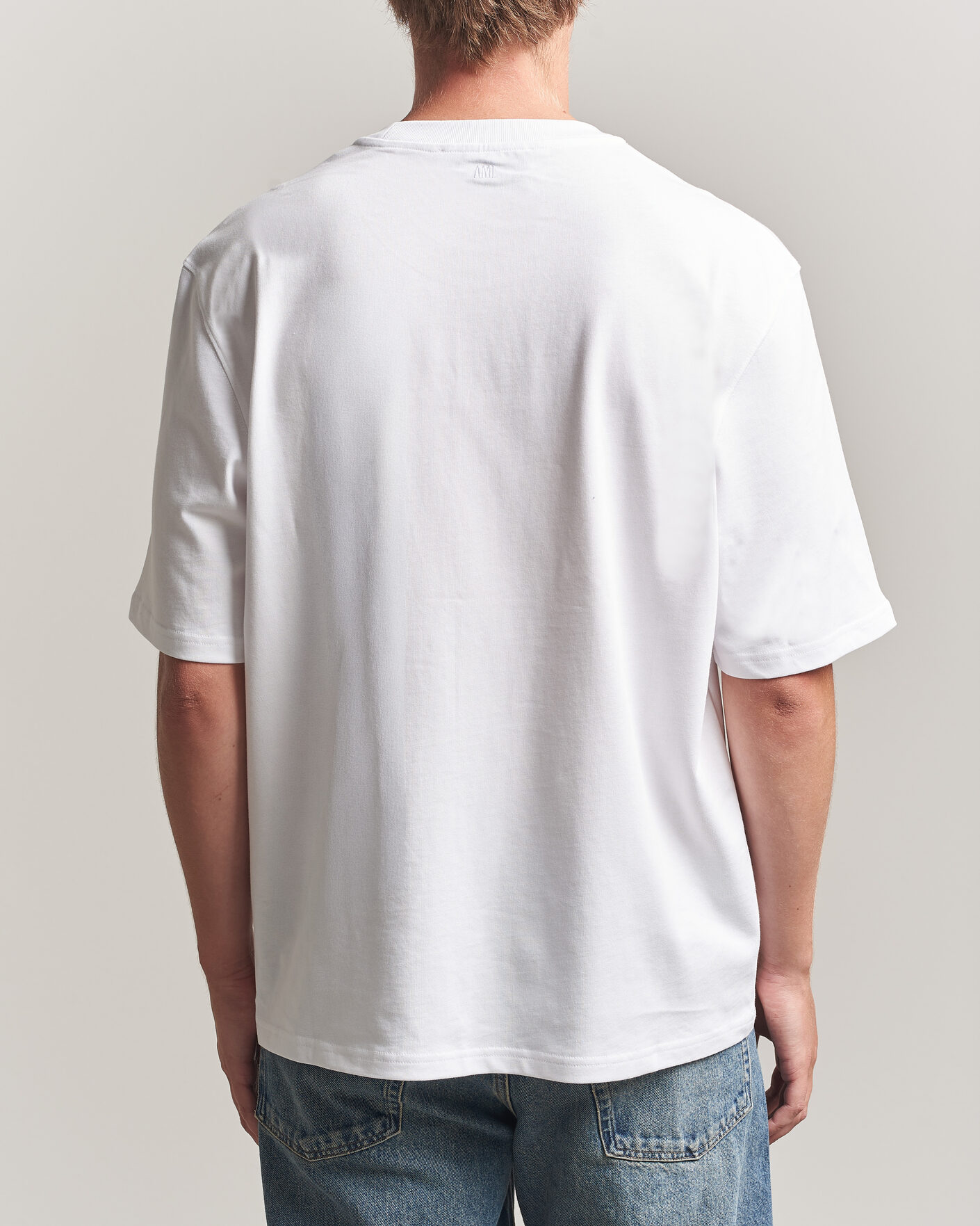 Men | T-Shirts | AMI | Tulip Logo T-Shirt White