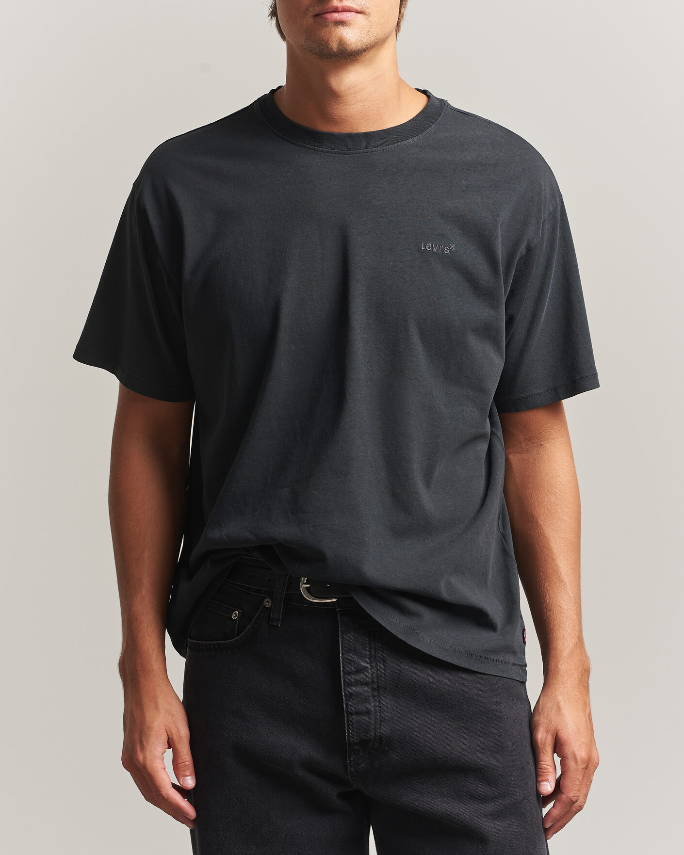 Men | T-Shirts | Levi's | Red Tab Vintage T-Shirt Weathered Finish Jet Black