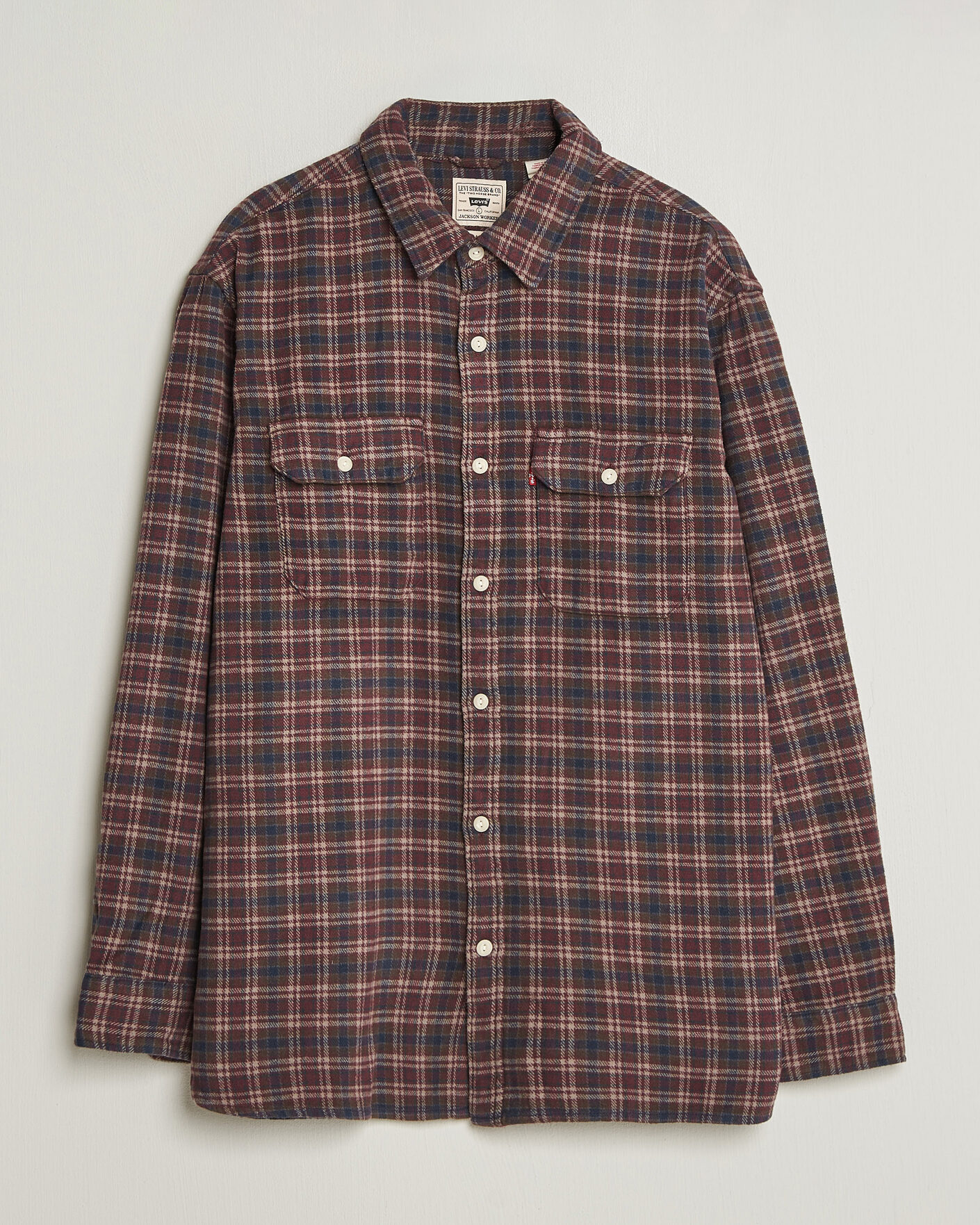 Men | Shirts | Levi's | Jackson Worker Shirt Vineyard Wine