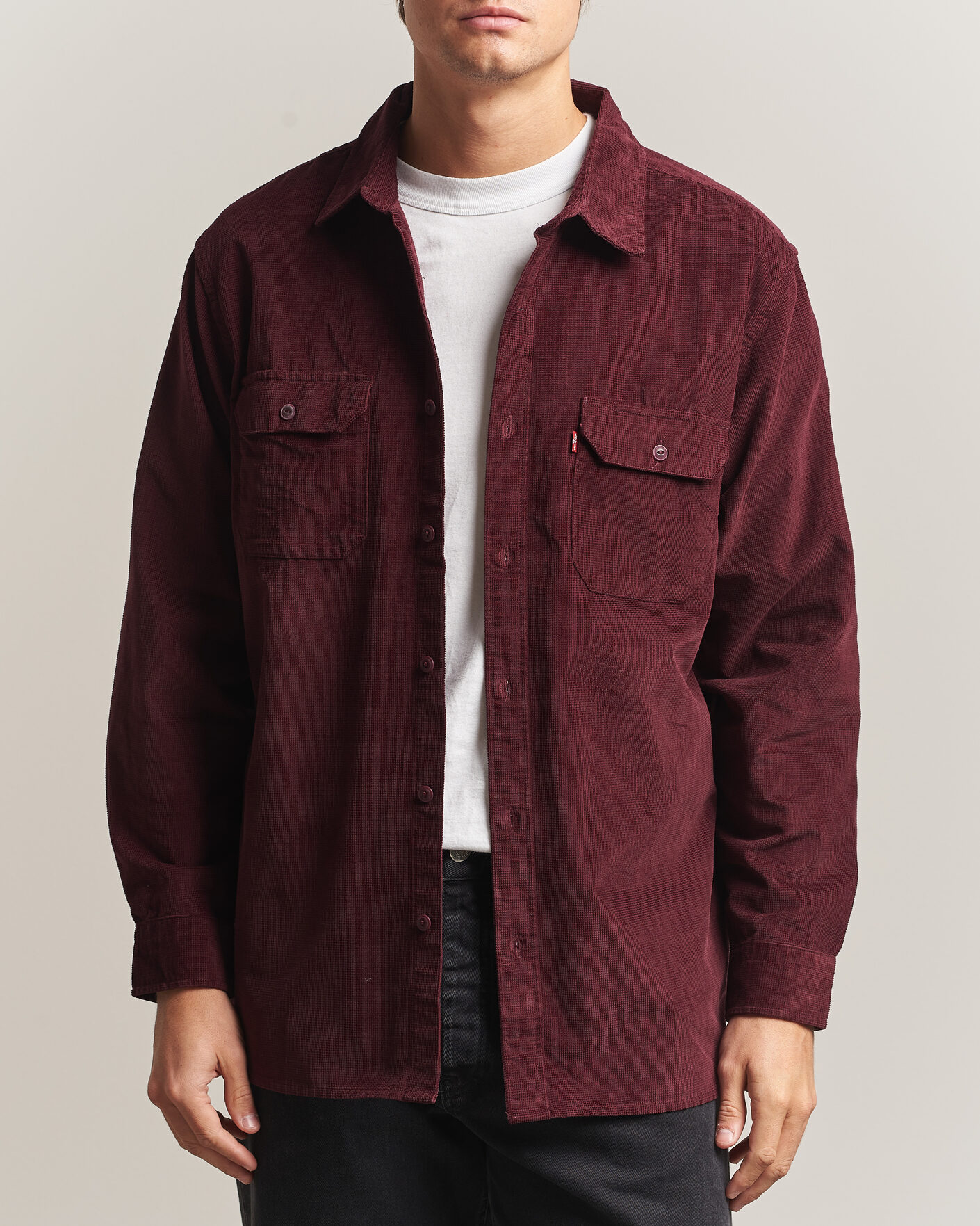 Men | Shirts | Levi's | Jackson Corduroy Worker Shirt Vineyard Wine