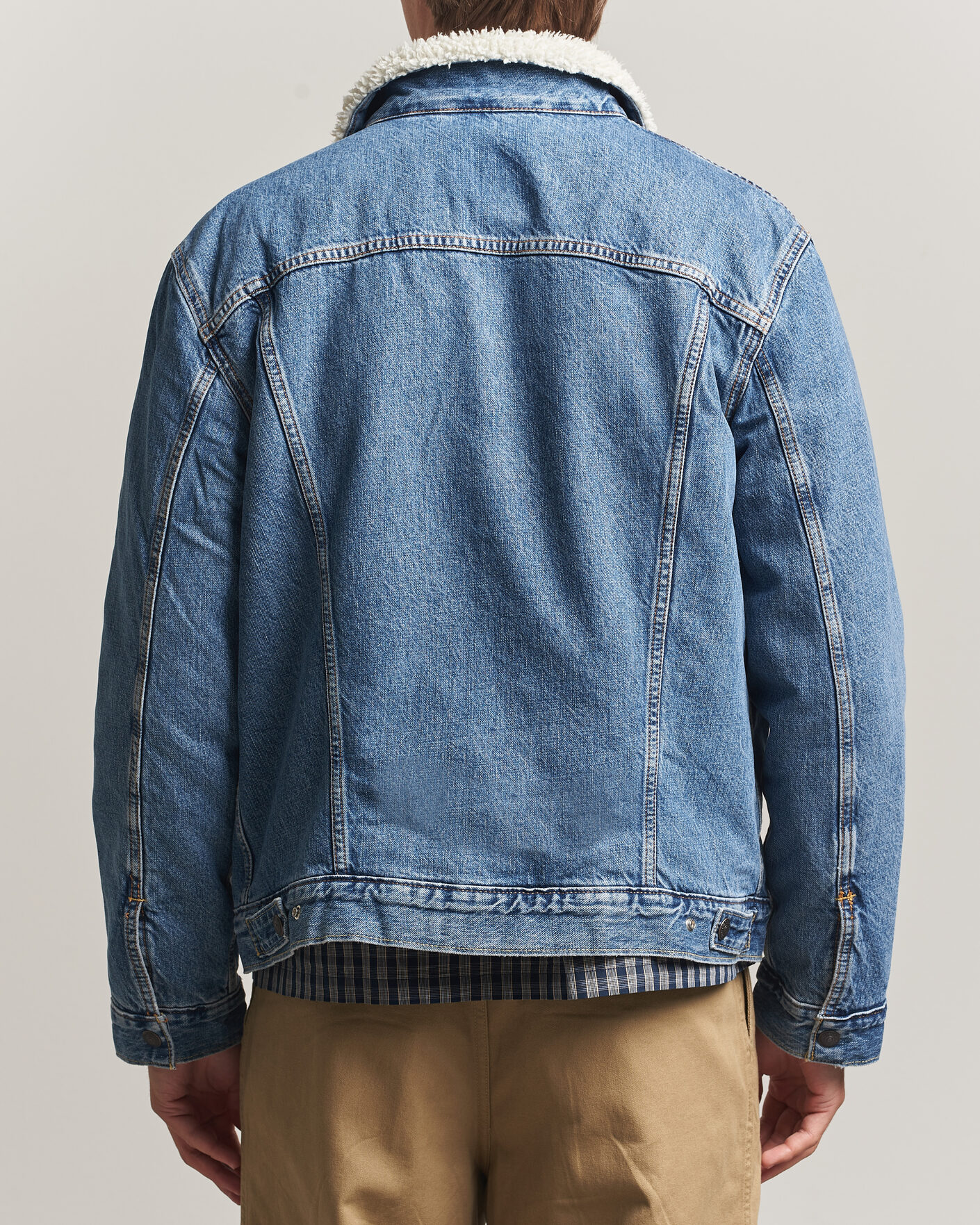 Men | Coats & Jackets | Levi's | Type 3 Sherpa Trucker Washed Away