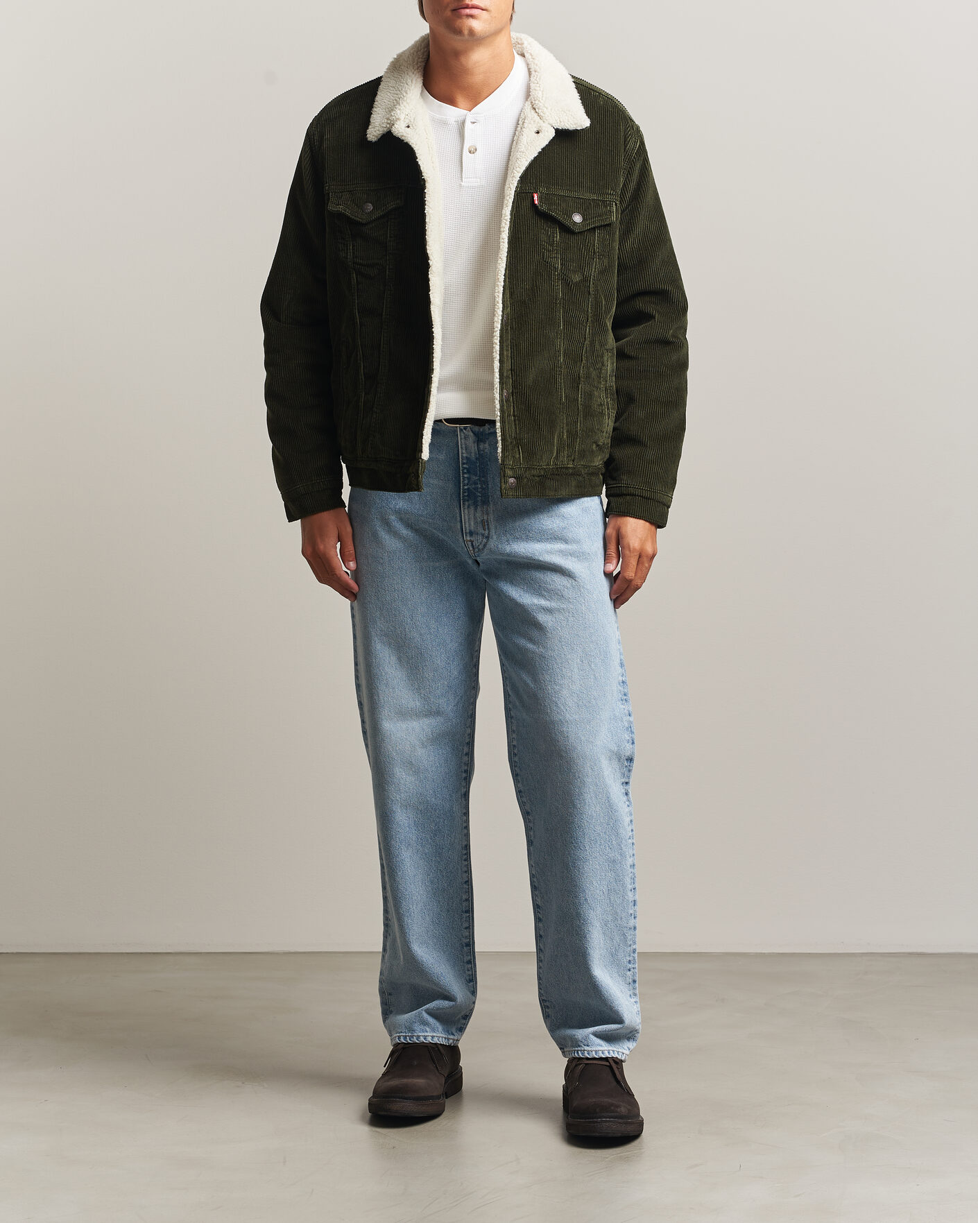Men | Coats & Jackets | Levi's | Type 3 Sherpa Trucker Rosin
