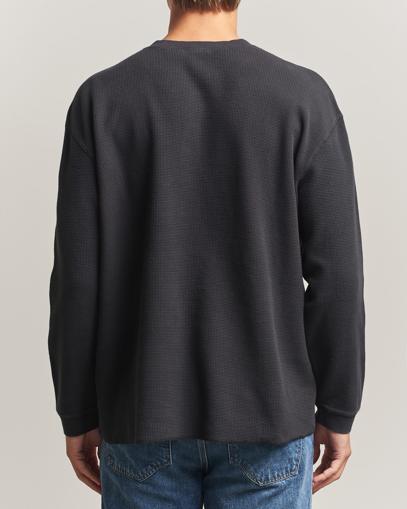 Men | Sweaters & Knitwear | Levi's | Relaxed Henley Mineral Black