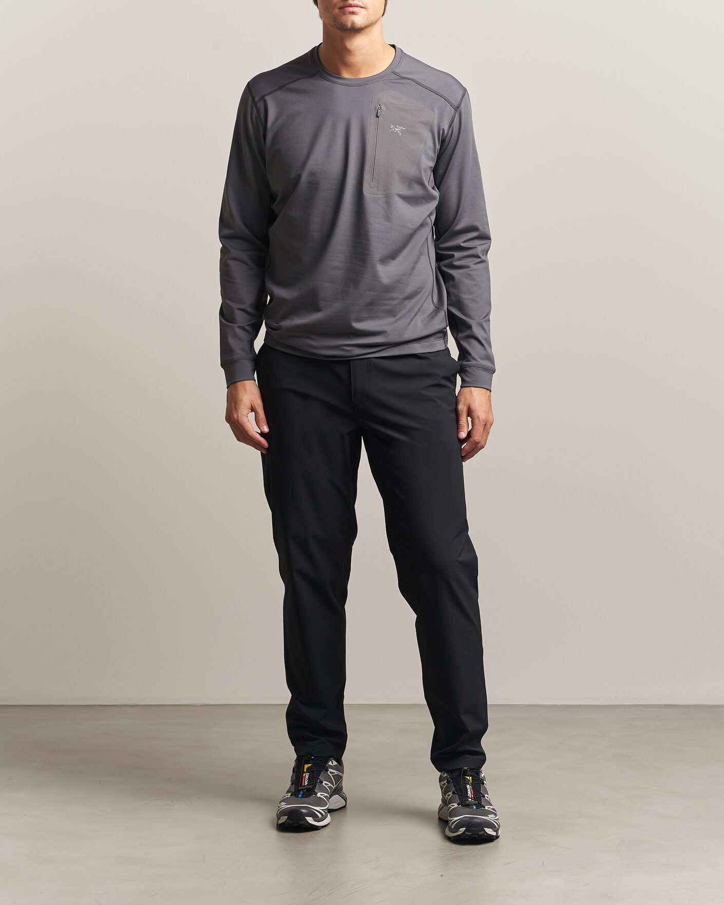 Men | Sweaters & Knitwear | Arc'teryx | Rho LT Baselayer Crew Neck Cloud