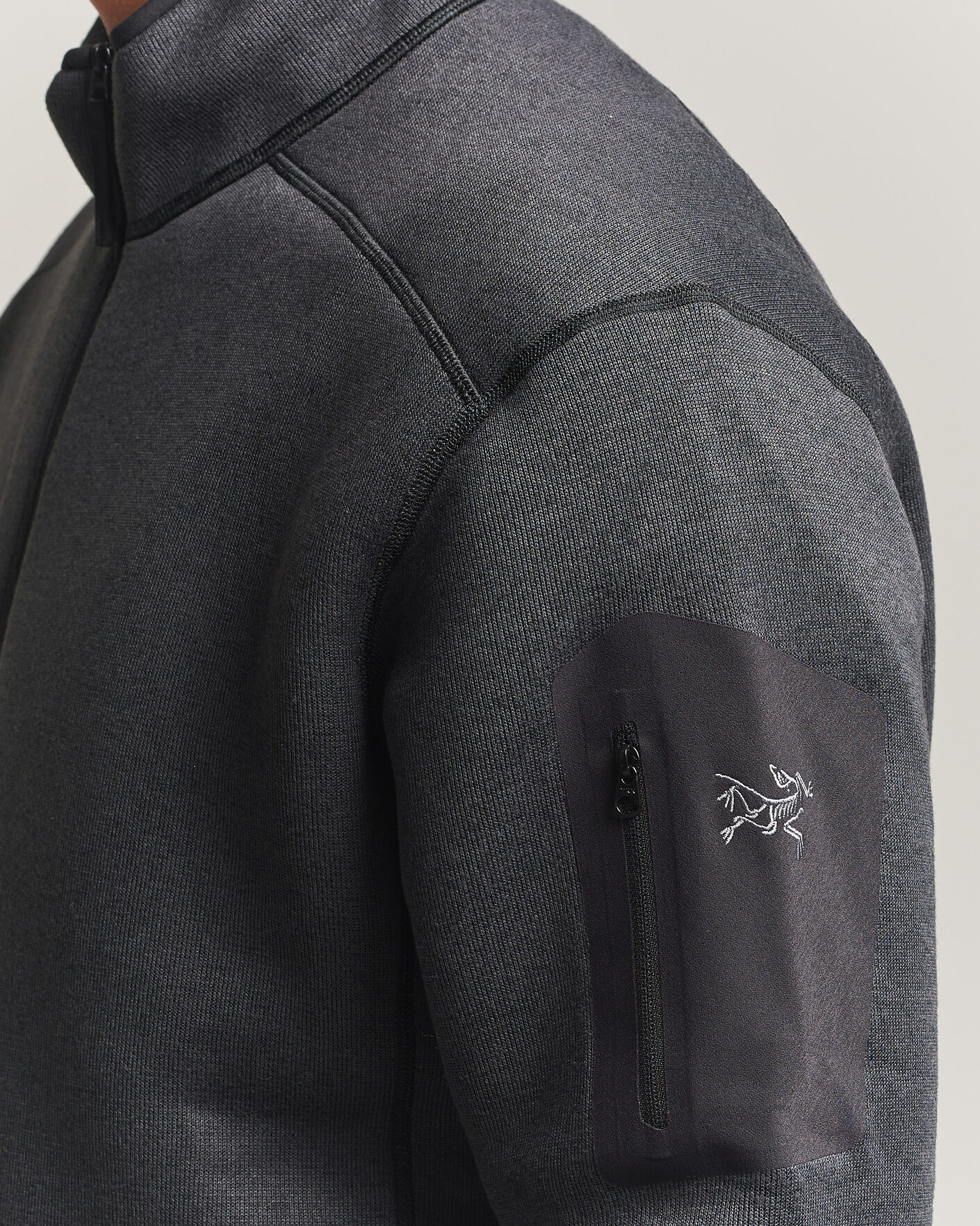 Men | Sweaters & Knitwear | Arc'teryx | Covert Half Zip Black Heather