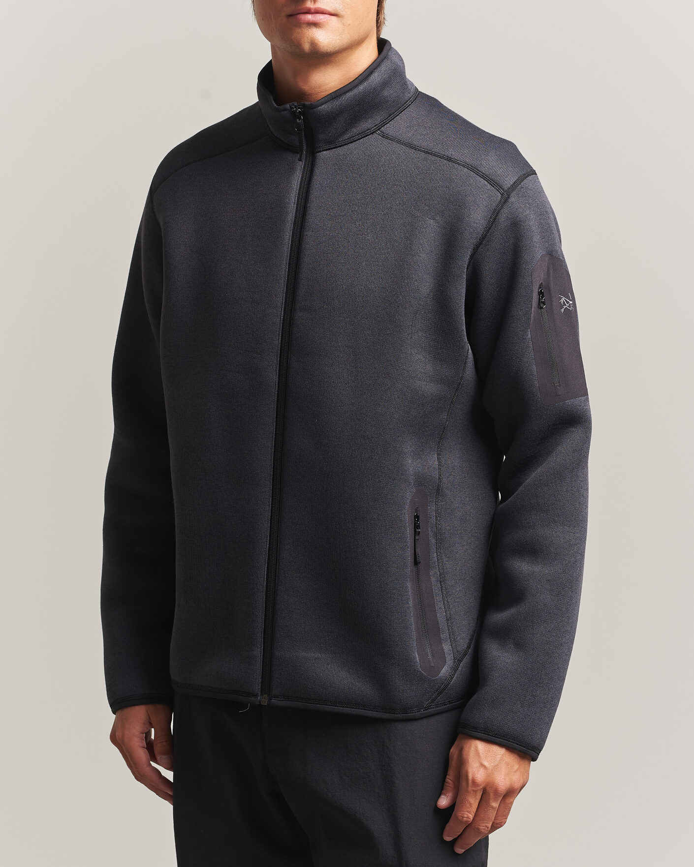 Men | Sweaters & Knitwear | Arc'teryx | Covert Full Zip Black Heather