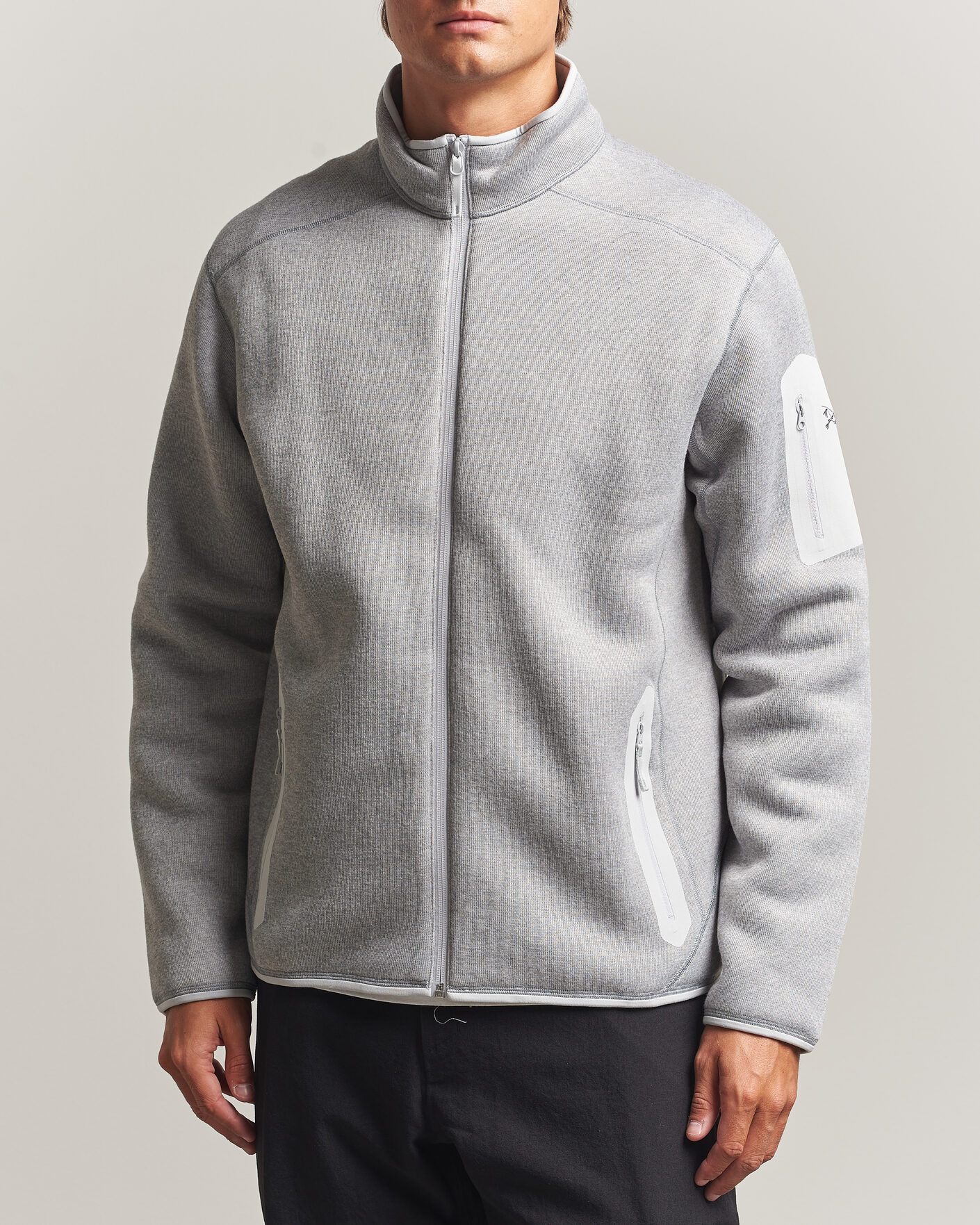 RLX Ralph Lauren Warp Tech Jersey Camo Full Zip Grey at CareOfCarl.com