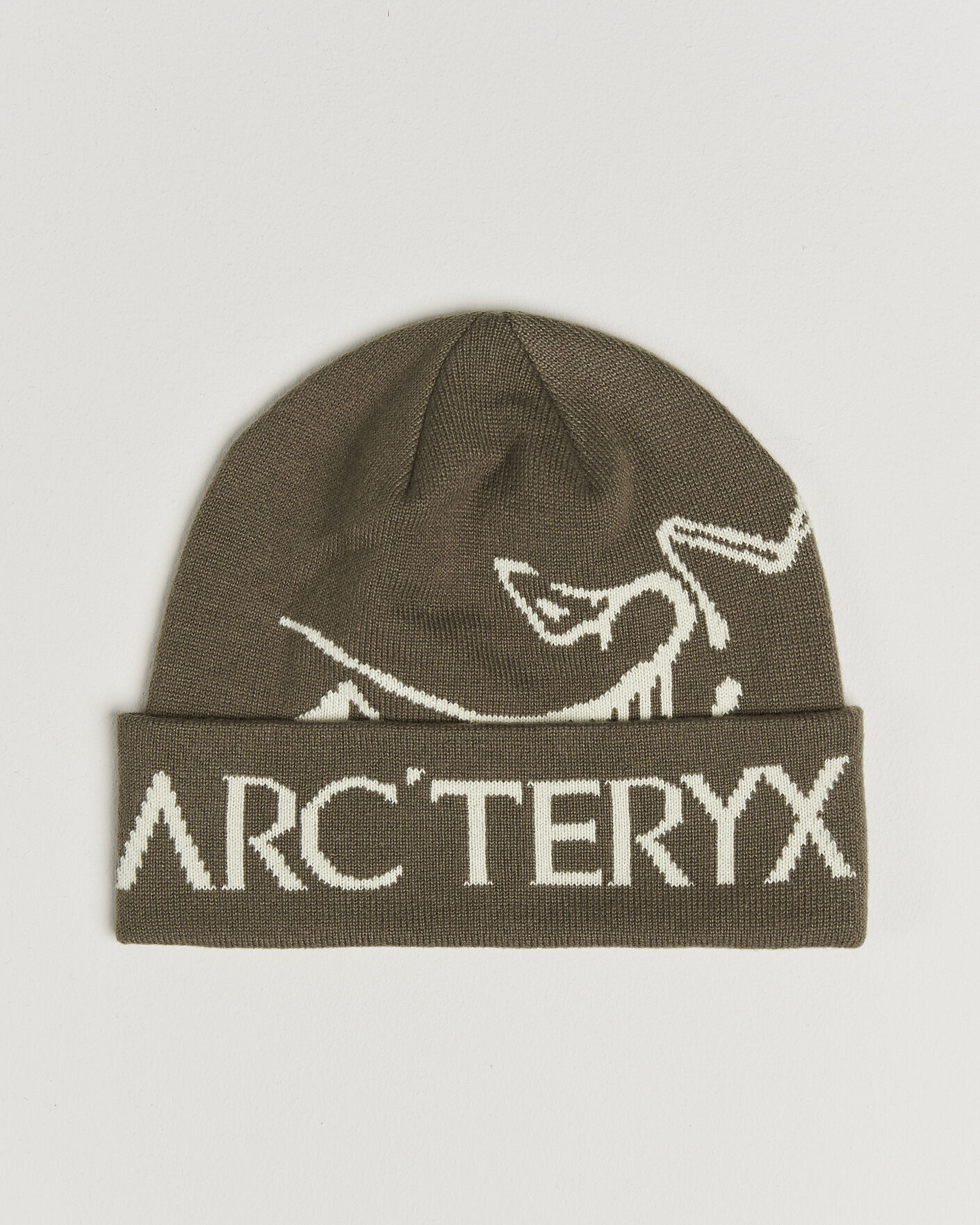 Men | Beanies | Arc'teryx | Bird Word Beanie Mongoose/Sea Salt