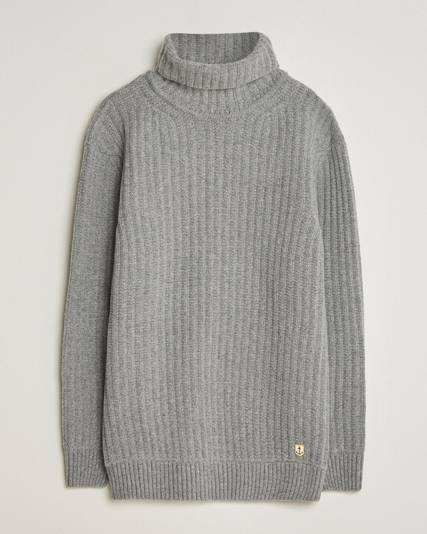 Men | Sweaters & Knitwear | Armor-lux | Wool Knitted Rollneck Slate