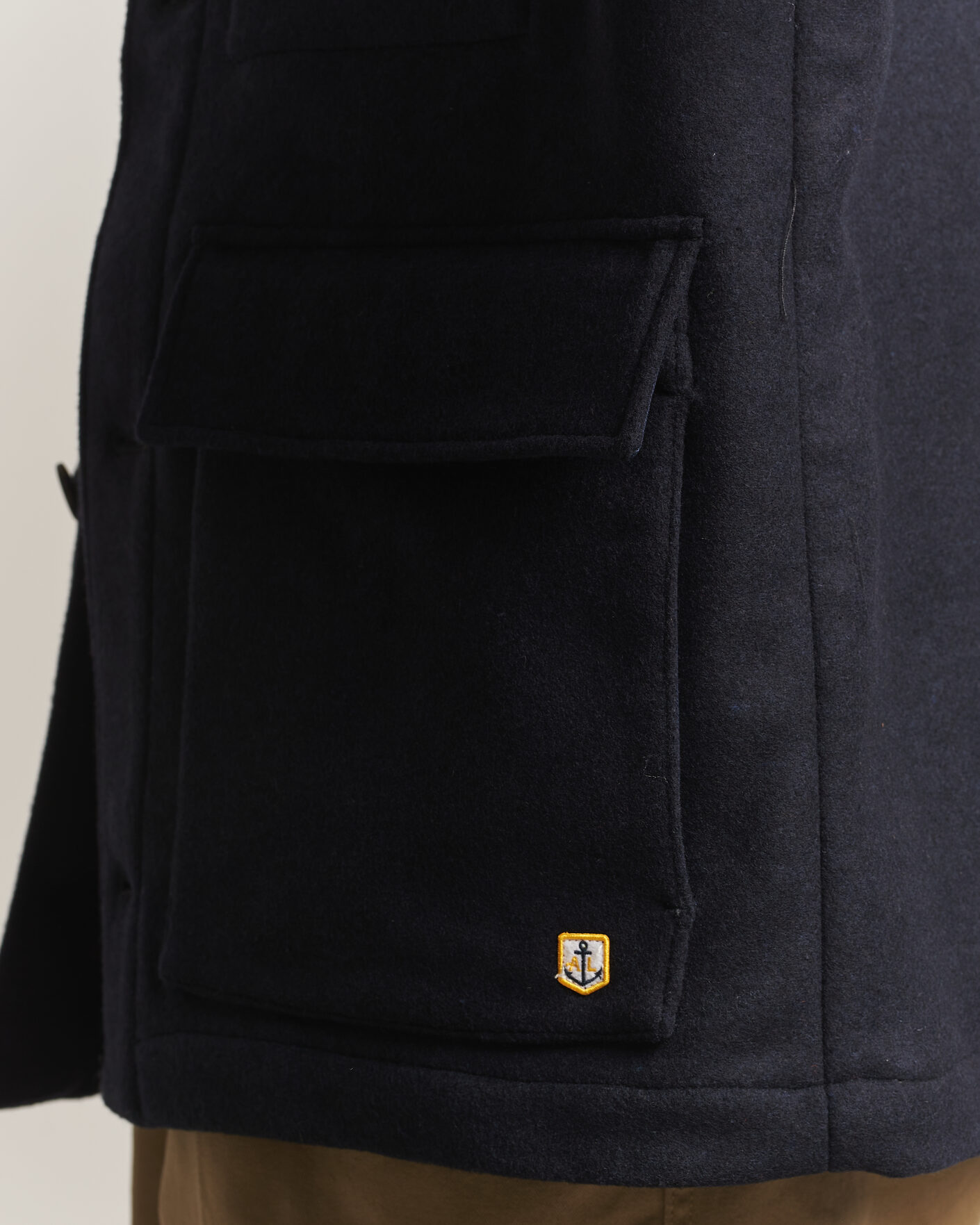 Men | Coats & Jackets | Armor-lux | Wool Shirt Jacket Rich Navy