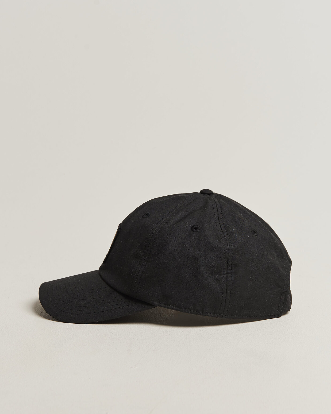 Men | Hats & Caps | Belstaff | Phoenix Wax Logo Cap Black