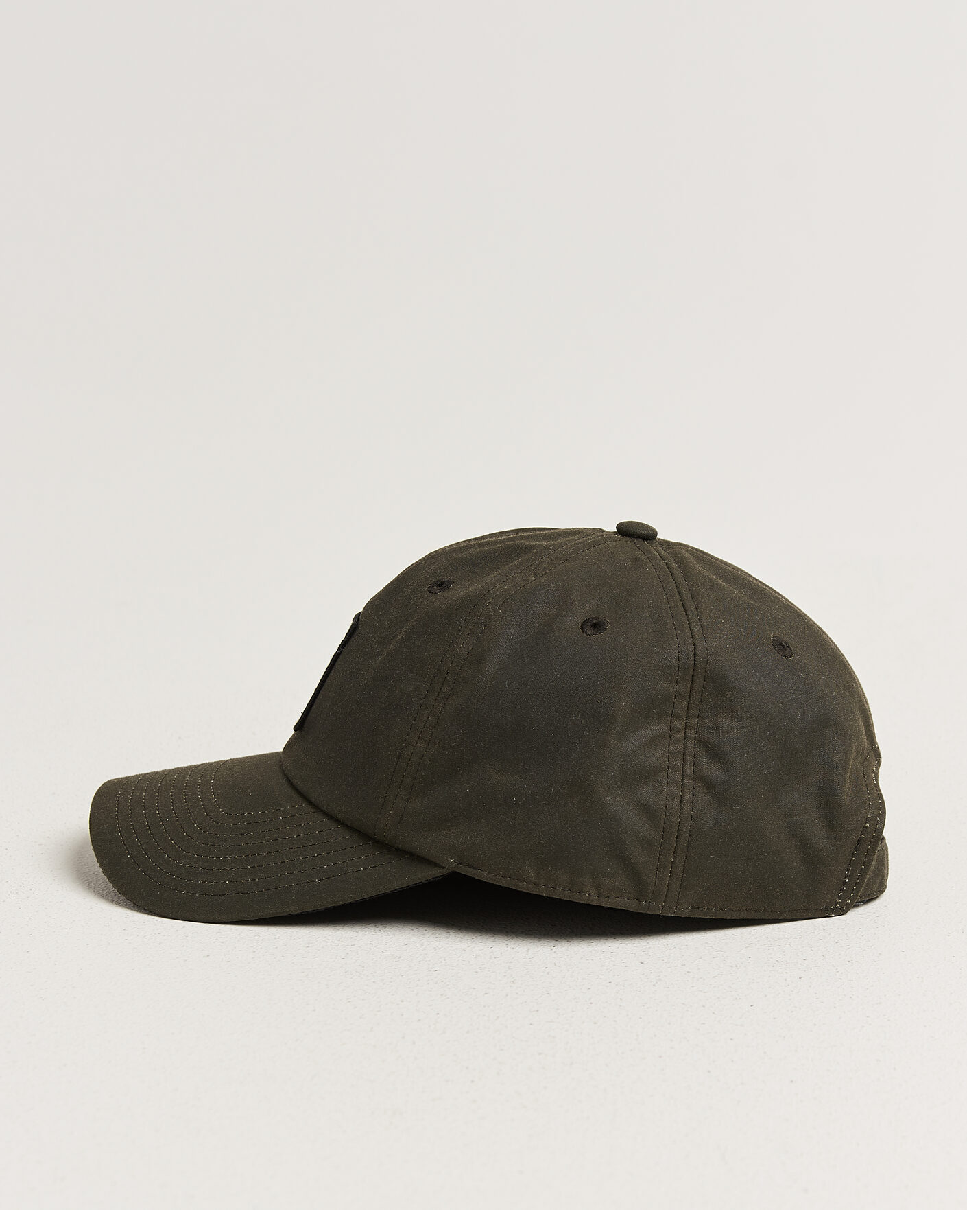 Men | Hats & Caps | Belstaff | Phoenix Wax Logo Cap Faded Olive