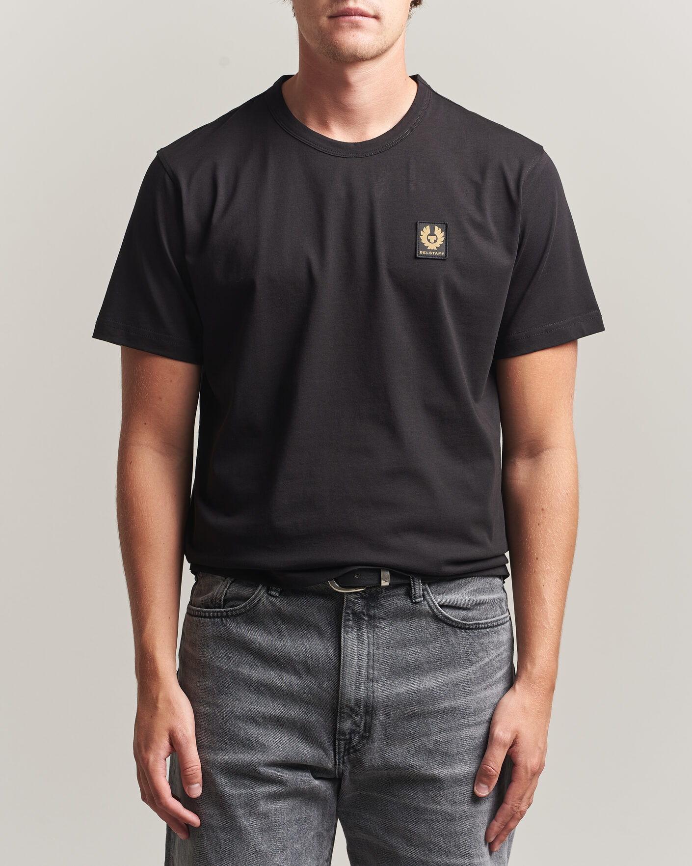 Men | T-Shirts | Belstaff | Signature Crew Neck T-Shirt Black