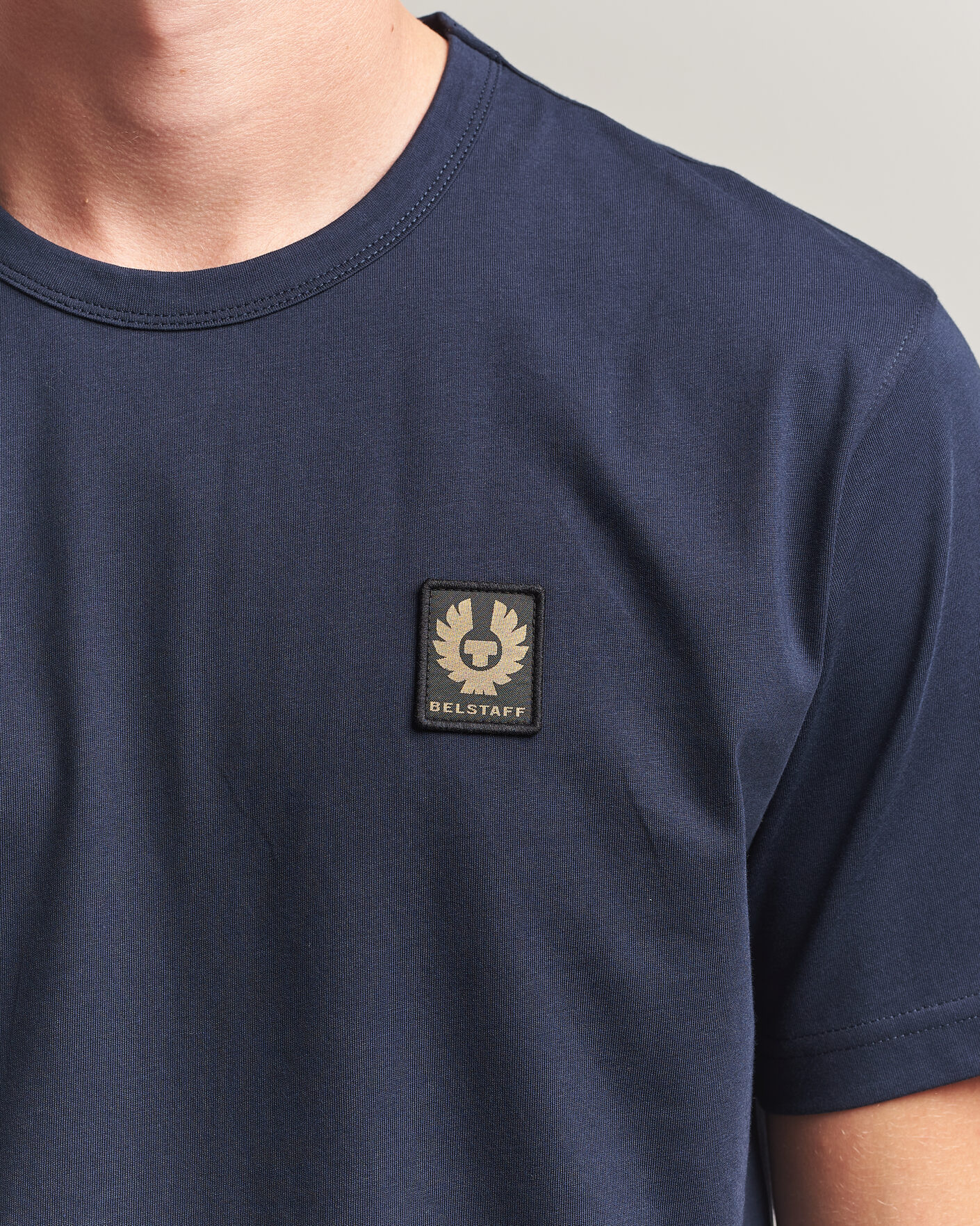 Men | T-Shirts | Belstaff | Signature Crew Neck T-Shirt Dark Ink