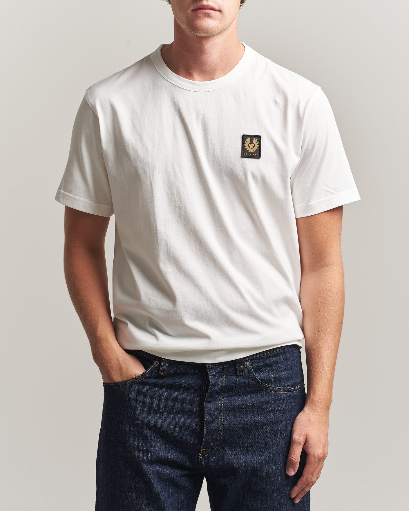 Men | T-Shirts | Belstaff | Signature Crew Neck T-Shirt White