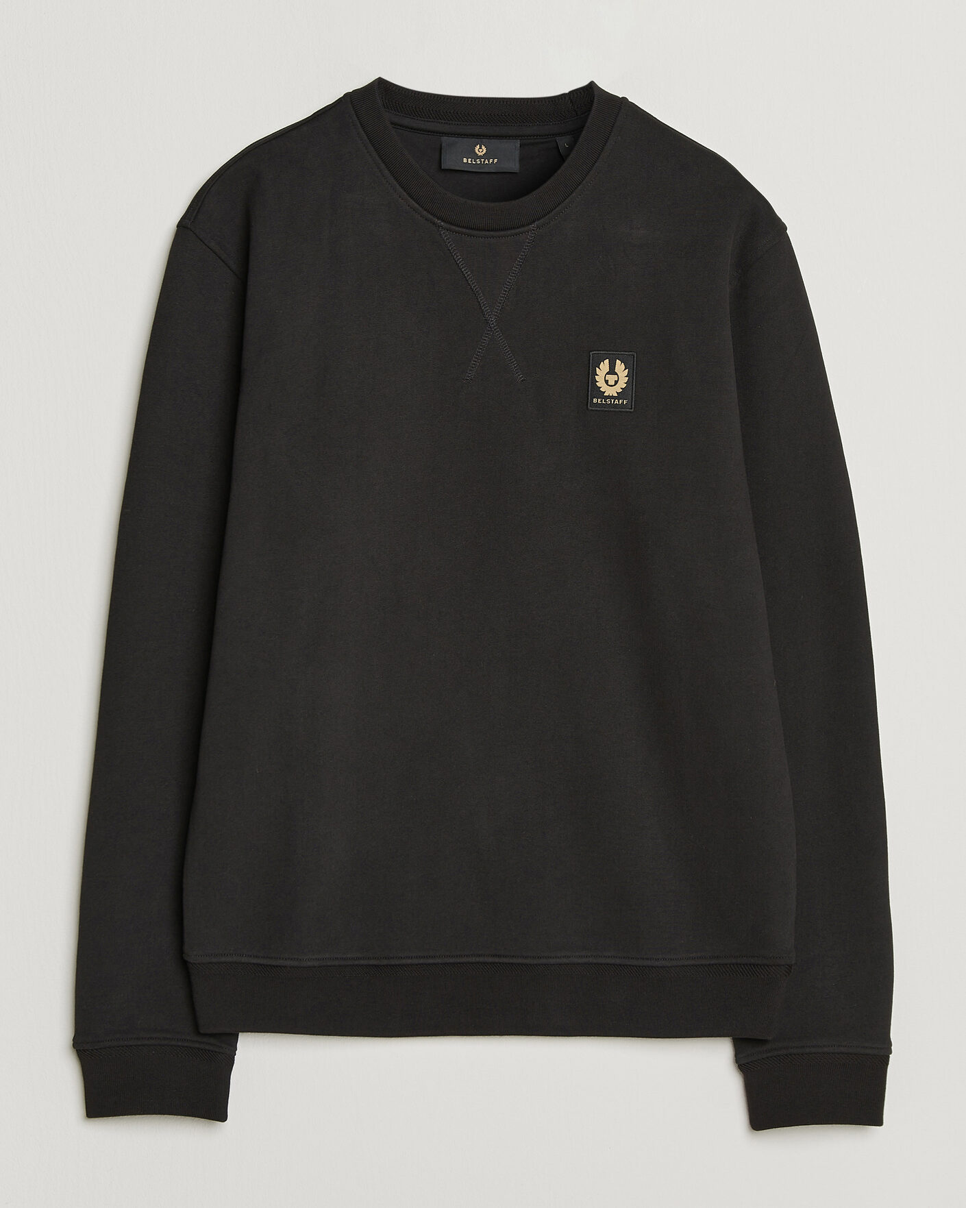 Men | Sweaters & Knitwear | Belstaff | Signature Crew Neck Sweatshirt Black