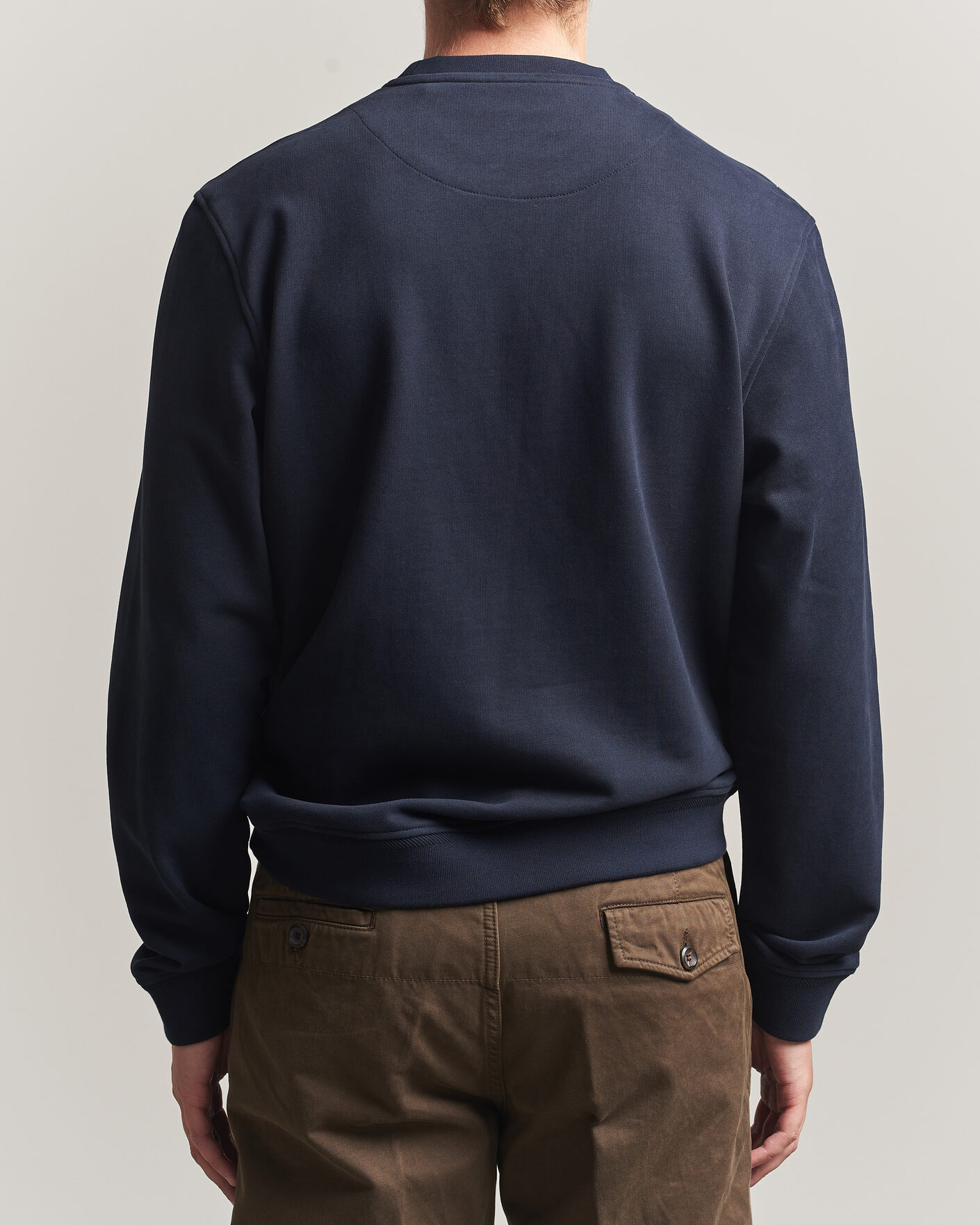 Men | Sweaters & Knitwear | Belstaff | Signature Crew Neck Sweatshirt Dark Ink