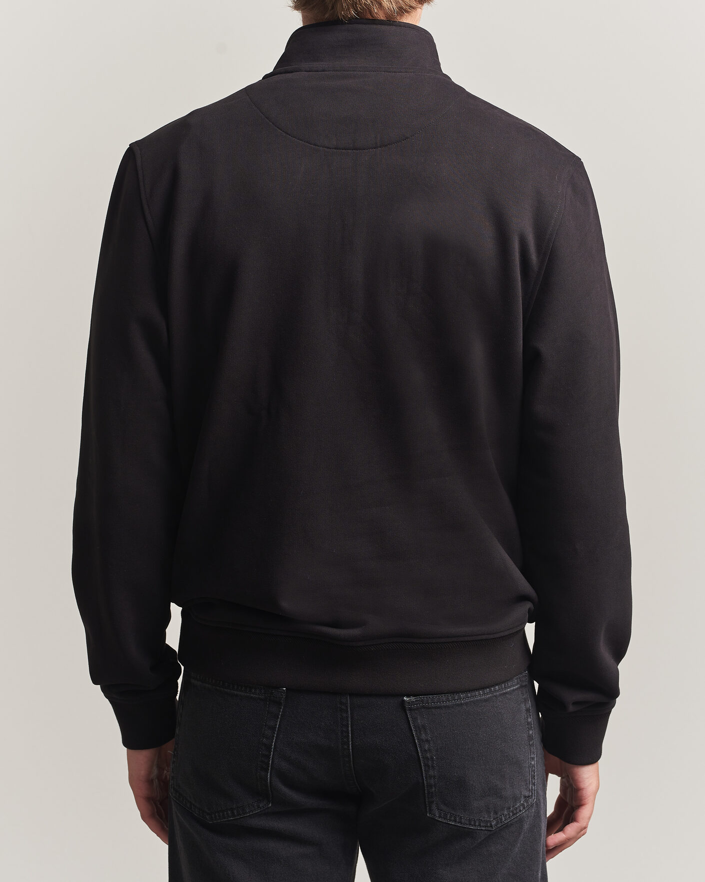 Men | Sweaters & Knitwear | Belstaff | Signature Half Zip Sweatshirt Black
