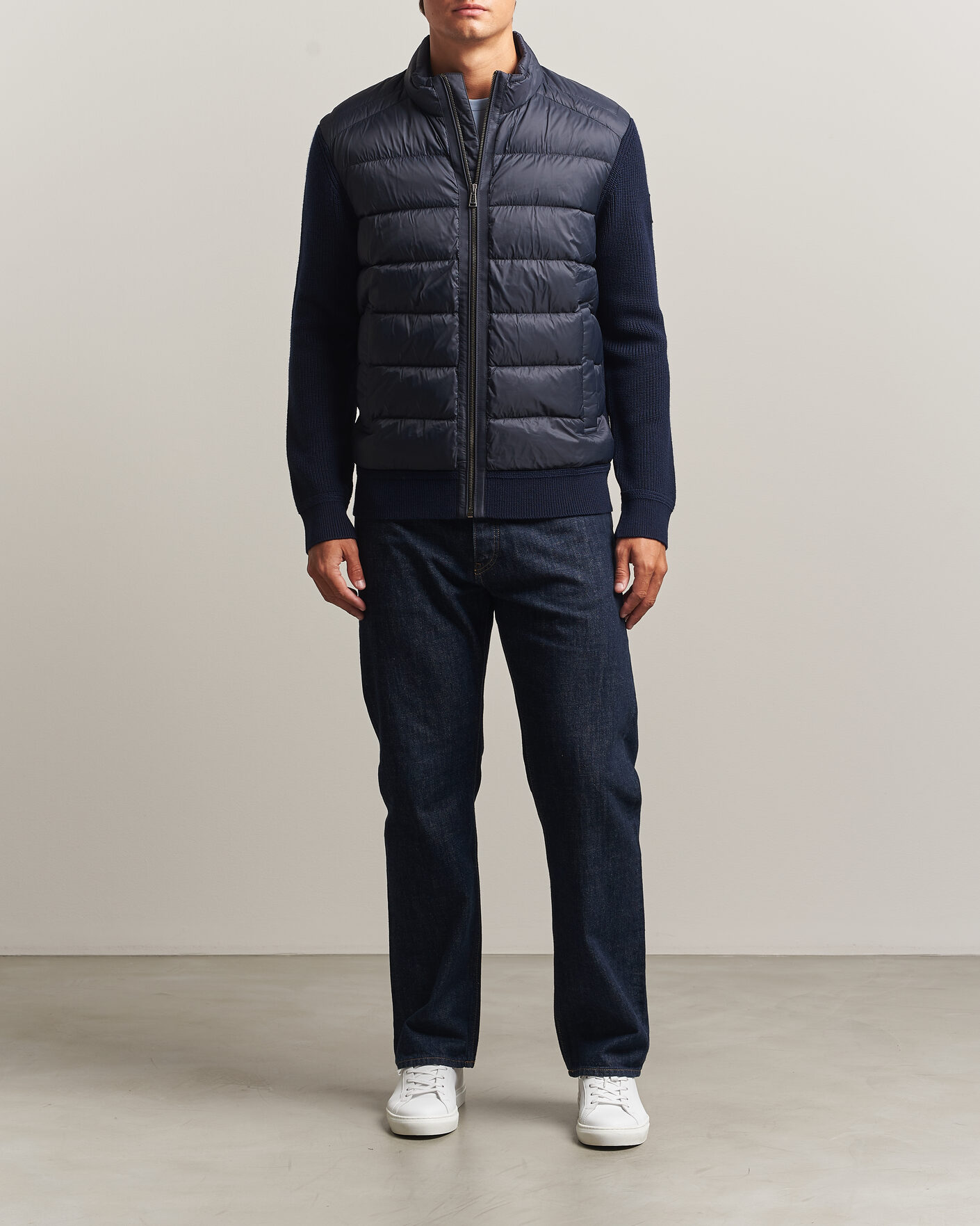 Men | Coats & Jackets | Belstaff | Compound Hybrid Jacket Dark Ink