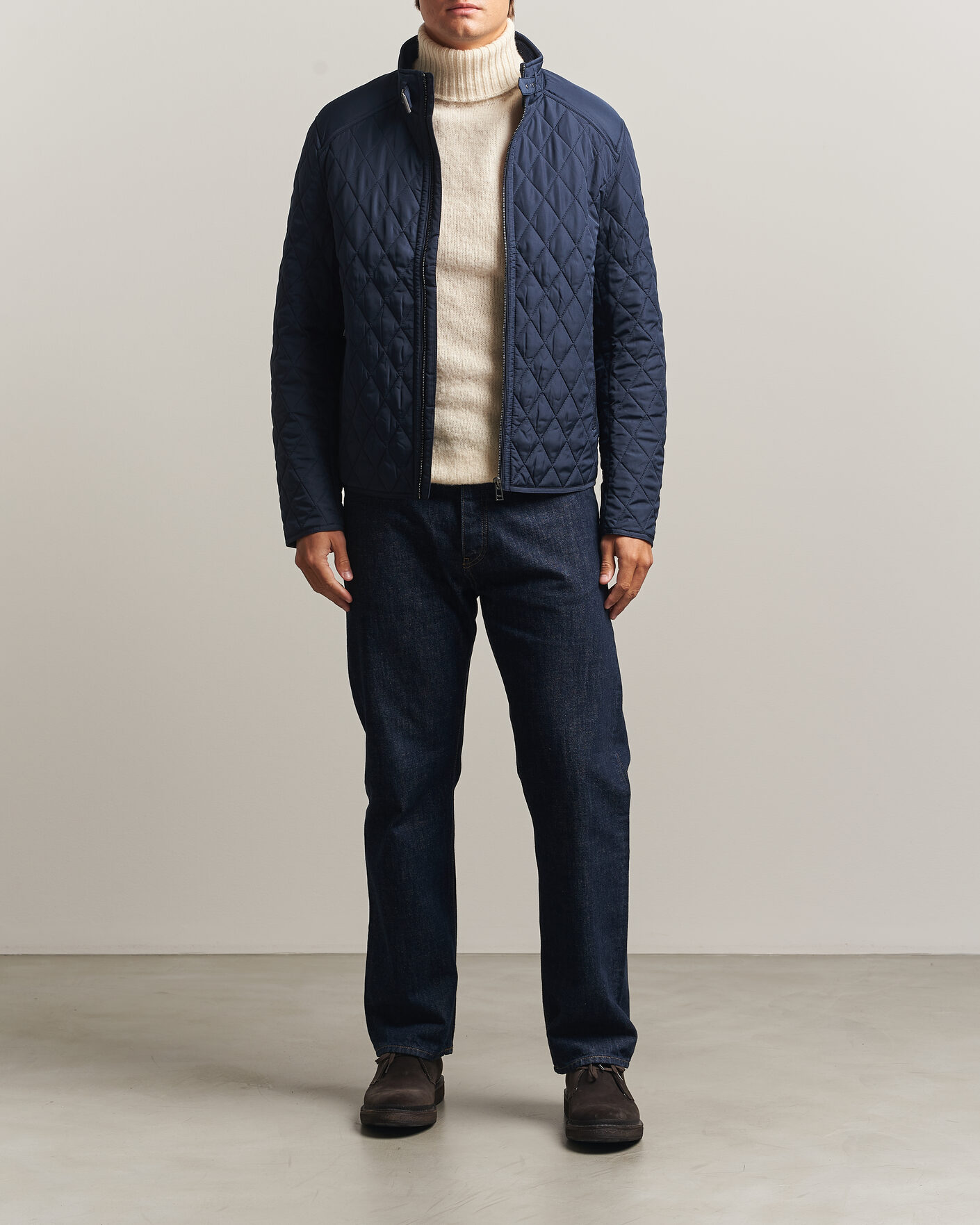 Men | Coats & Jackets | Belstaff | Pembroke Quilted Jacket Dark Ink