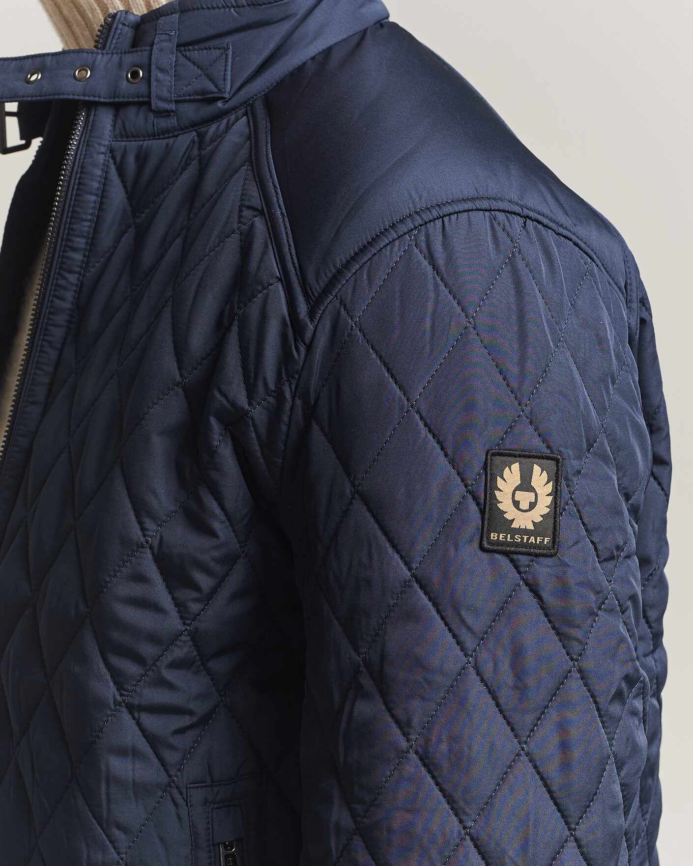 Men | Coats & Jackets | Belstaff | Pembroke Quilted Jacket Dark Ink