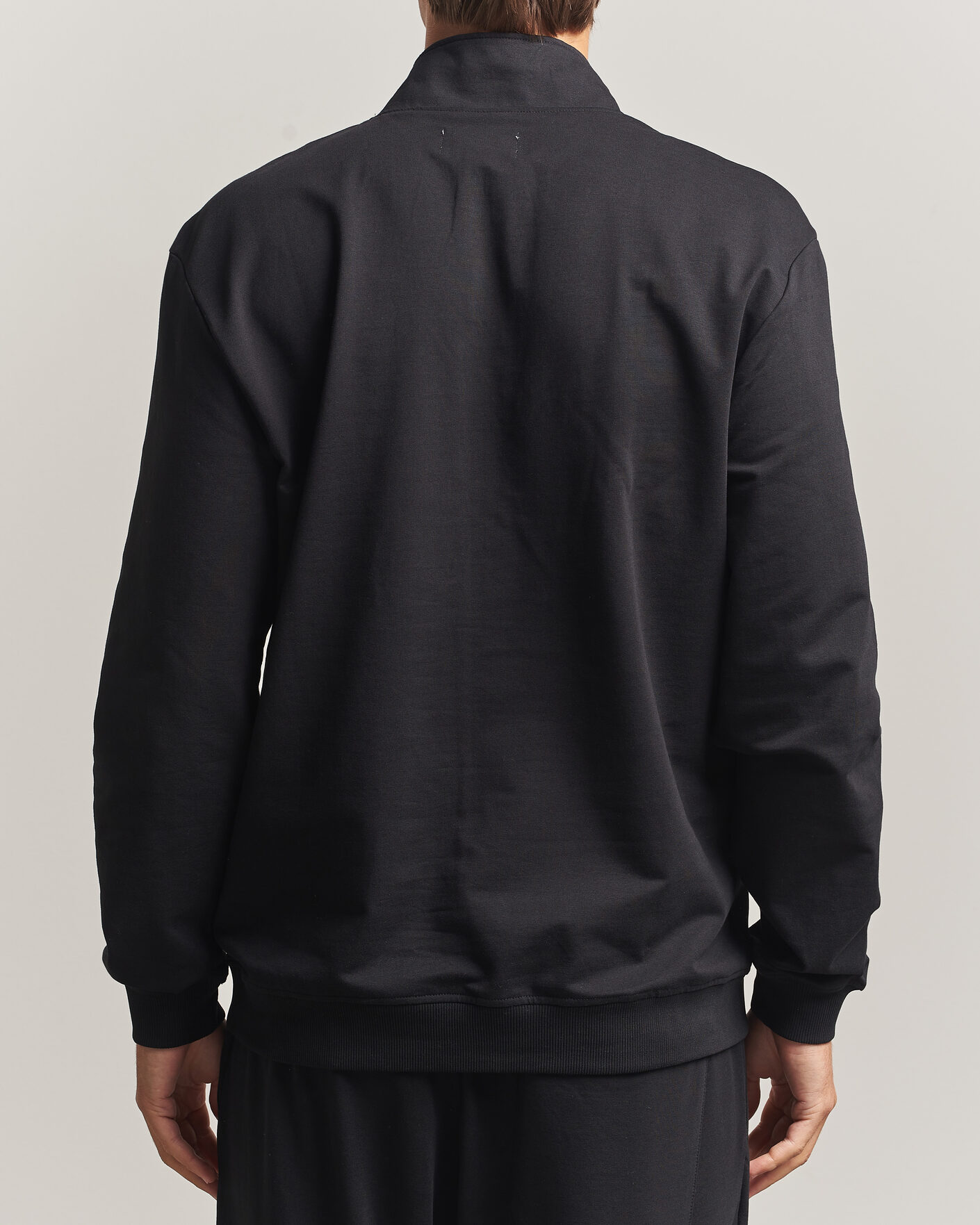 Men | Sweaters & Knitwear | Bread & Boxers | Loungewear Half Zip Black