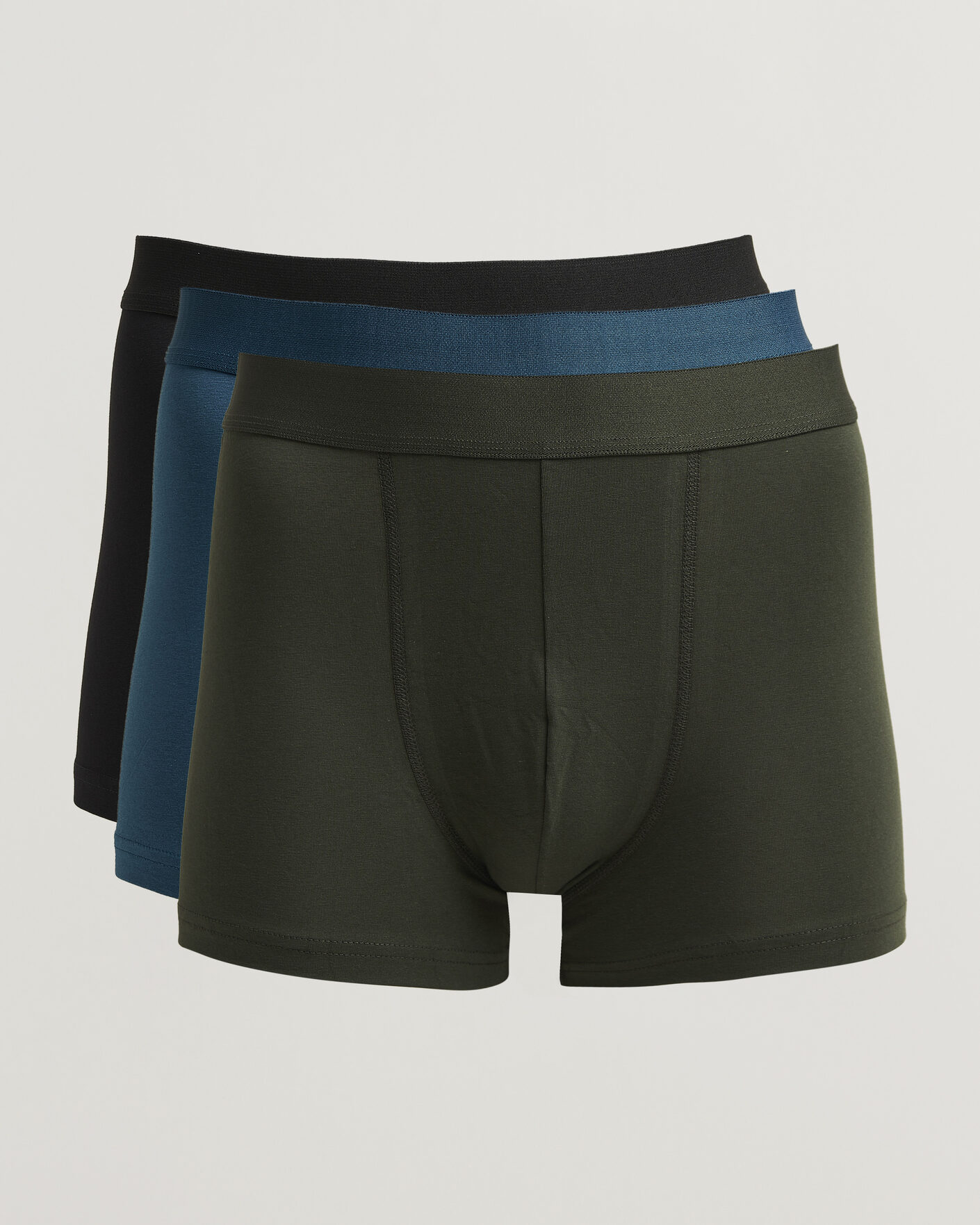 Men | Underwear & Socks | Bread & Boxers | 3-Pack Boxer Brief Green/Blue/Black