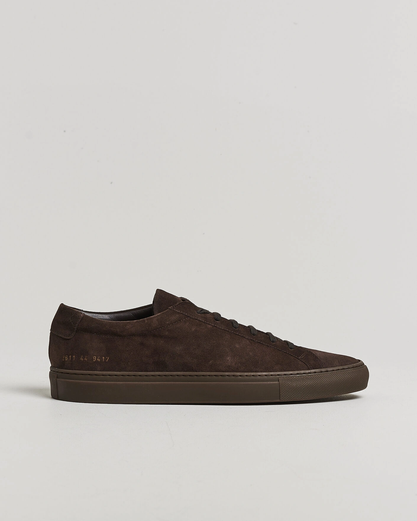 Men | Sneakers | Common Projects | Original Achilles Suede Sneaker Dark Brown