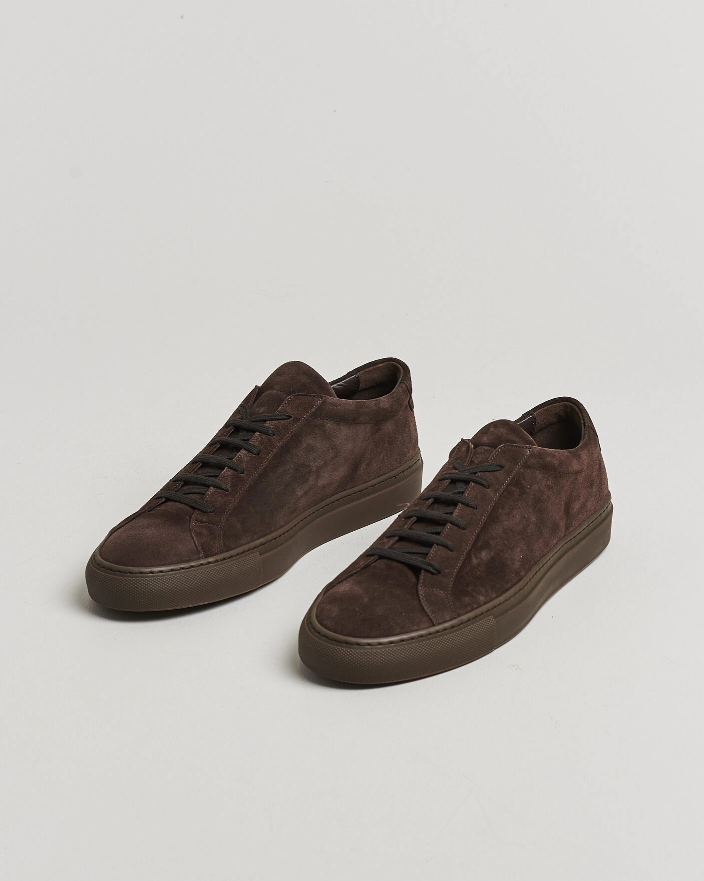 Men | Sneakers | Common Projects | Original Achilles Suede Sneaker Dark Brown