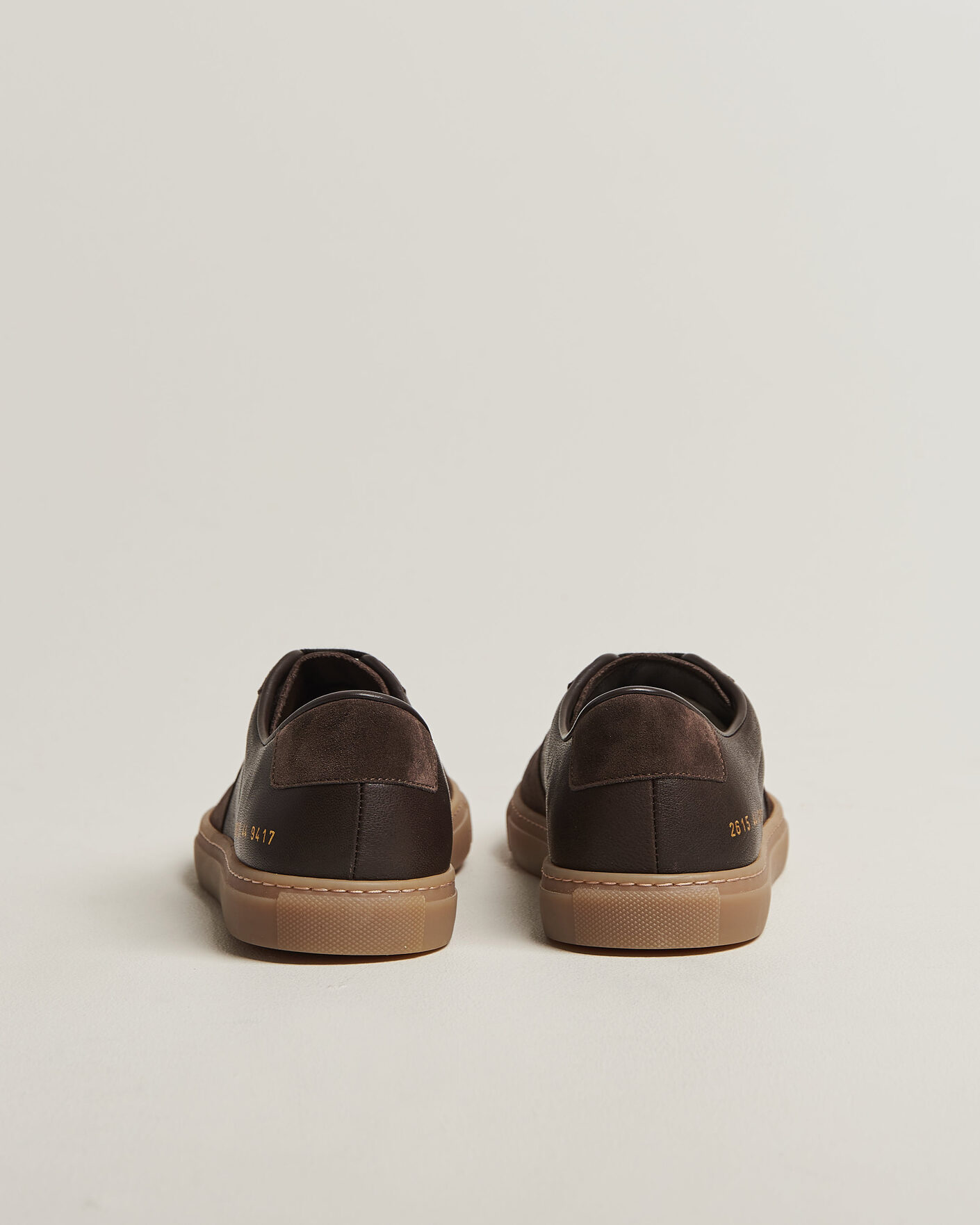 Men | Sneakers | Common Projects | Bball Duo Leather Sneaker Dark Brown