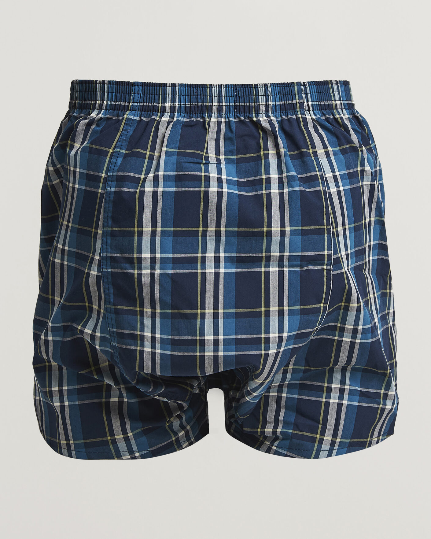 Men | Underwear & Socks | Derek Rose | Classic Fit Woven Cotton Boxer Shorts Navy