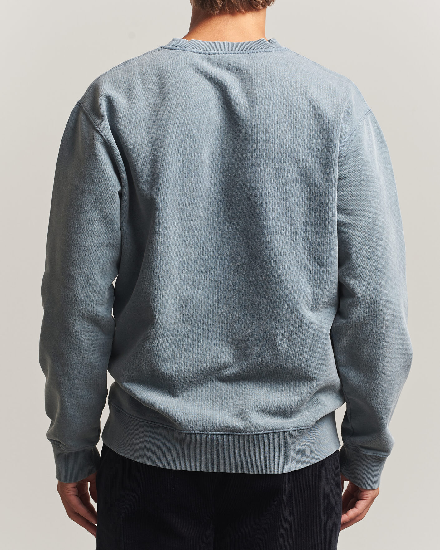 Men | Sweaters & Knitwear | Drôle de Monsieur | Classic Slogan Sweatshirt Dark Grey