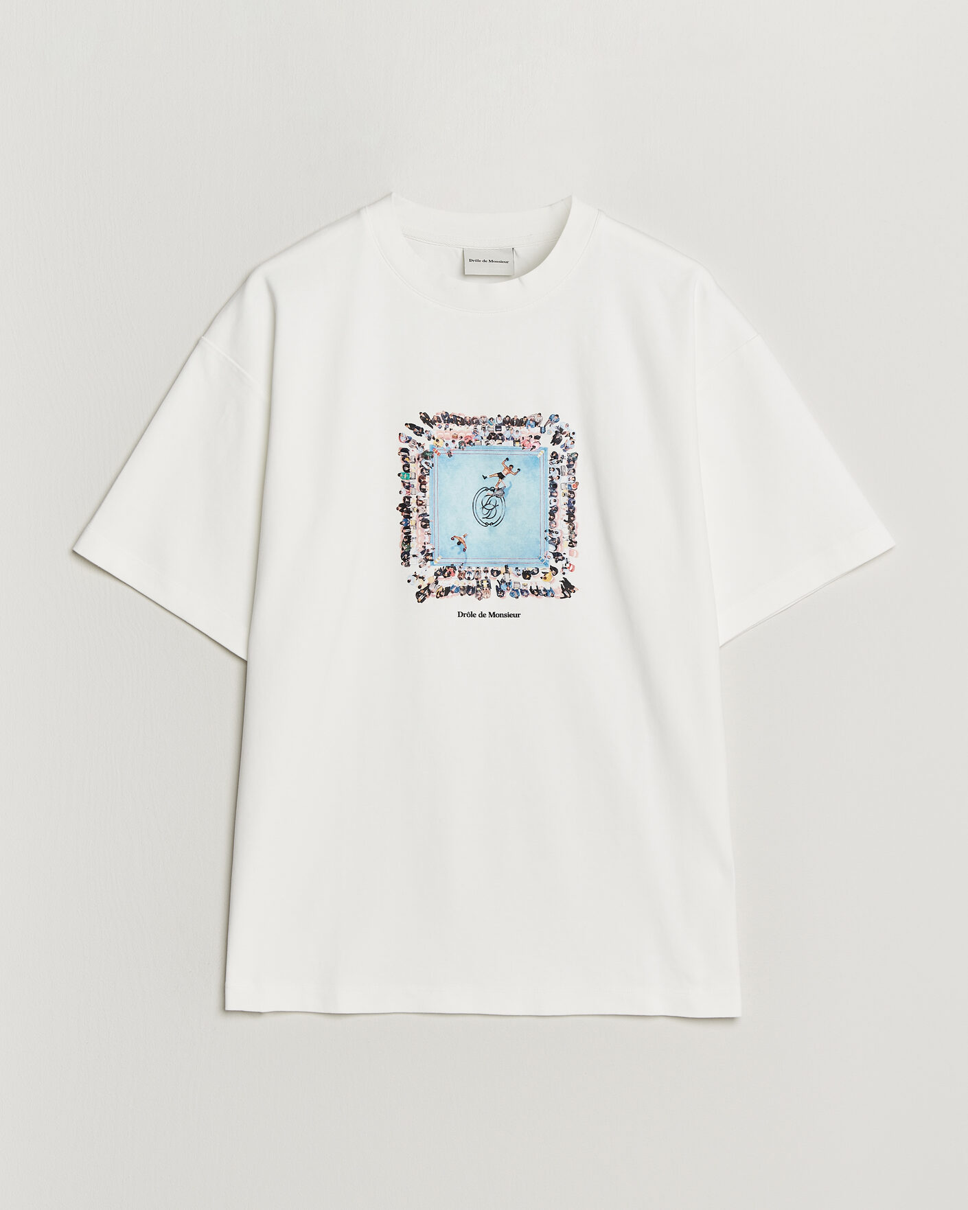Men | T-Shirts | Drôle de Monsieur | Boxers Ring T-Shirt Off White