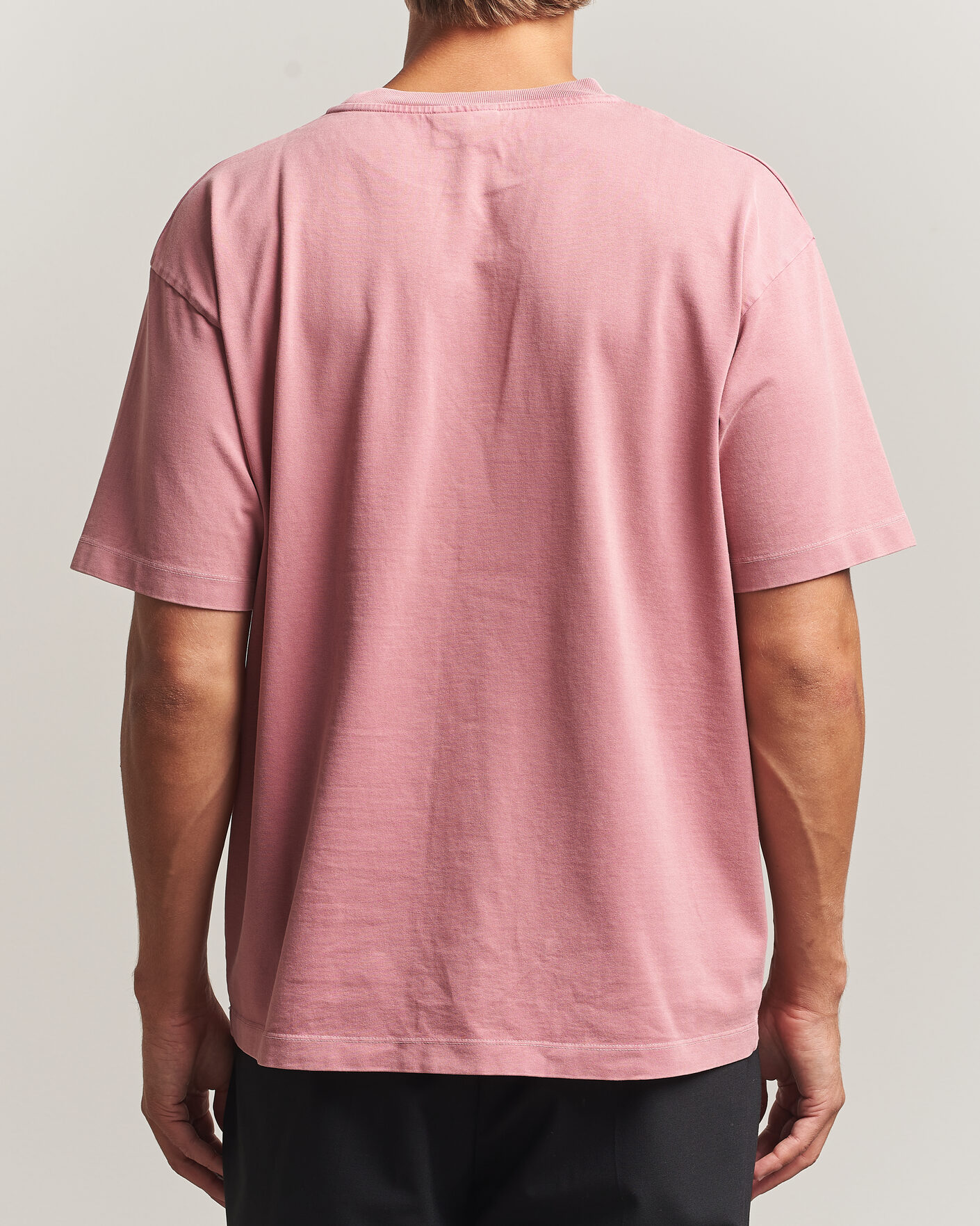 Men | T-Shirts | Drôle de Monsieur | Classic Slogan T-Shirt Dark Pink